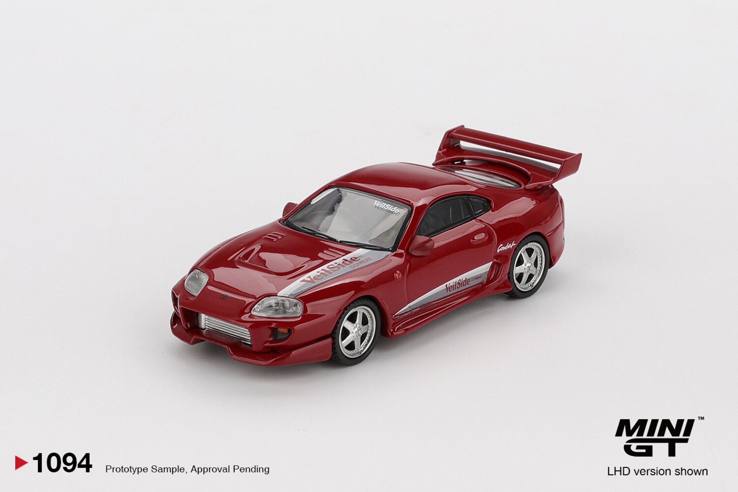 (PRE VENTA) 1:64 Toyota Supra MK4 (A80) Veilside Combat V-I Red 1994 – Mini GT - 2