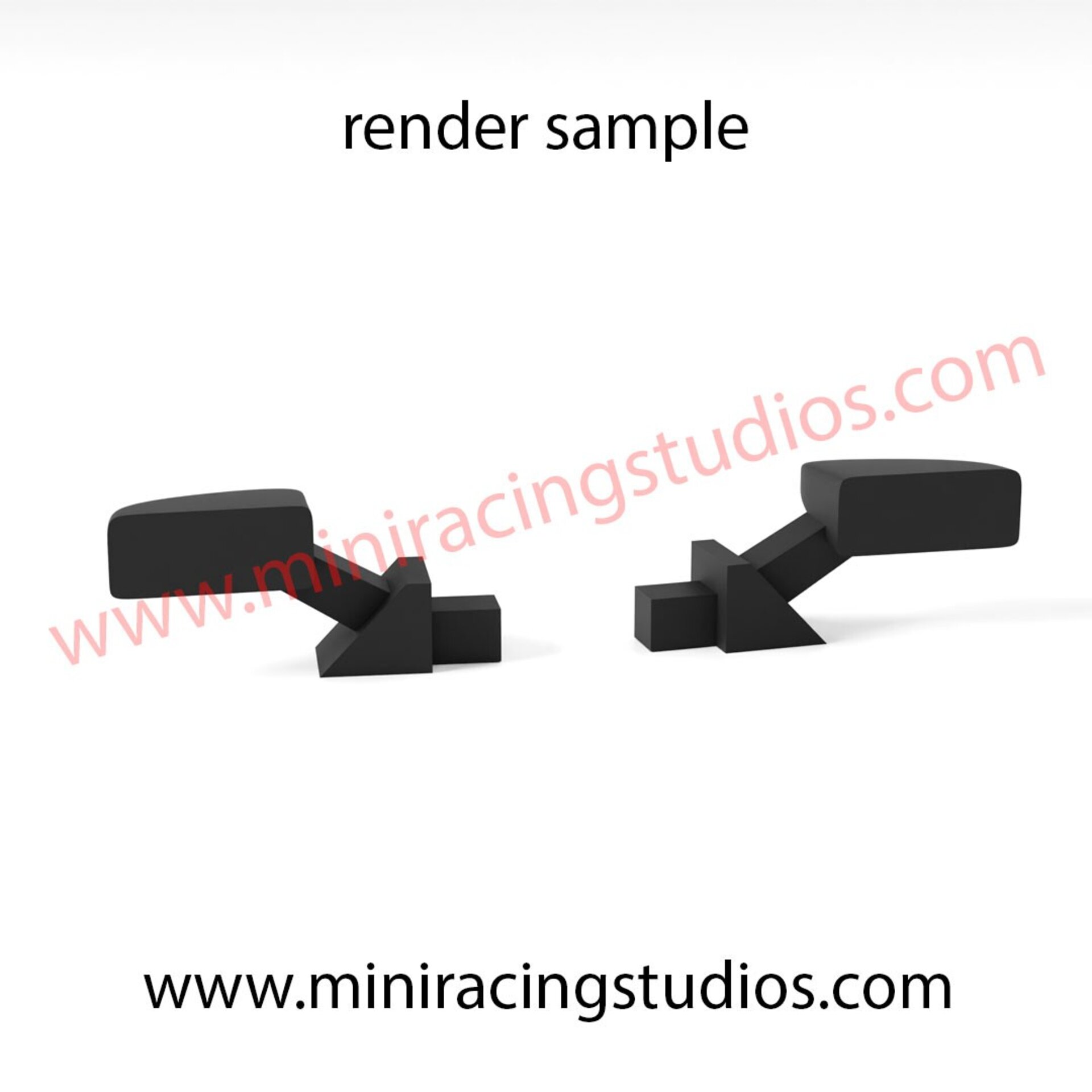 Retrovisores 3D Audi A4 DTM de Scalextric / SCX - Flexible o Plástico - 5