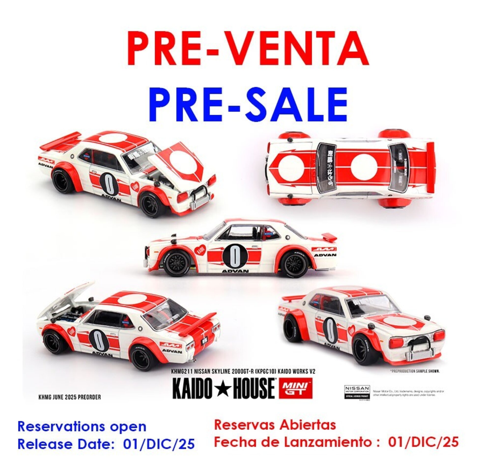 Mini GT 1:64 BMW M3 (E30) Kaido GT V2 1989 KAIDO HOUSE  ( PRE VENTA ) - 1