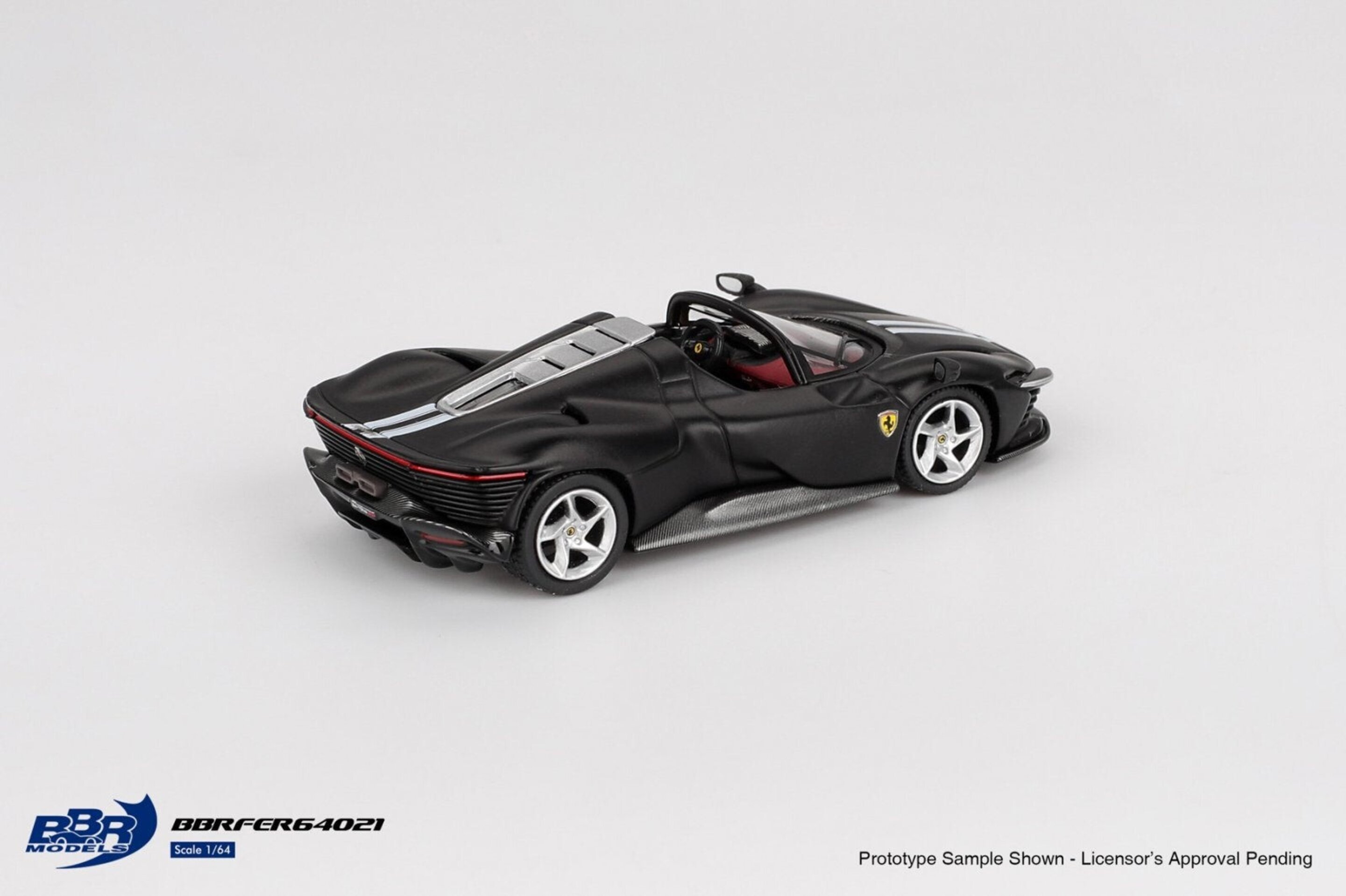BBRFER64021 1:64 FERRARI DAYTONA SP3 MATT BLACK 2024 – BBR - 3