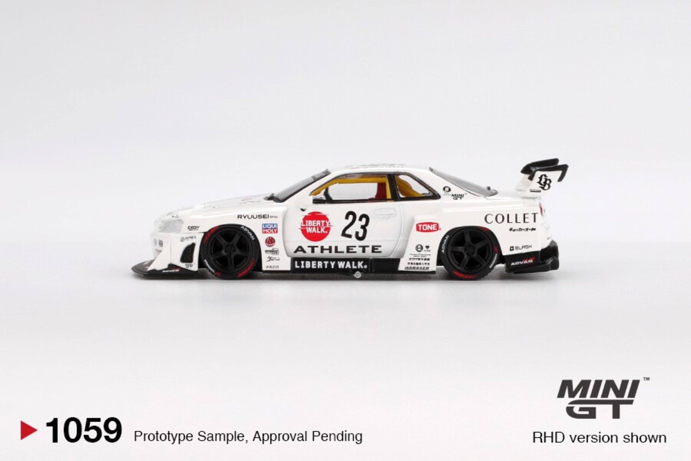 (PRE VENTA) 1:64 Nissan GT-R R34 Super Silhouette 2024 – MINI GT - 3