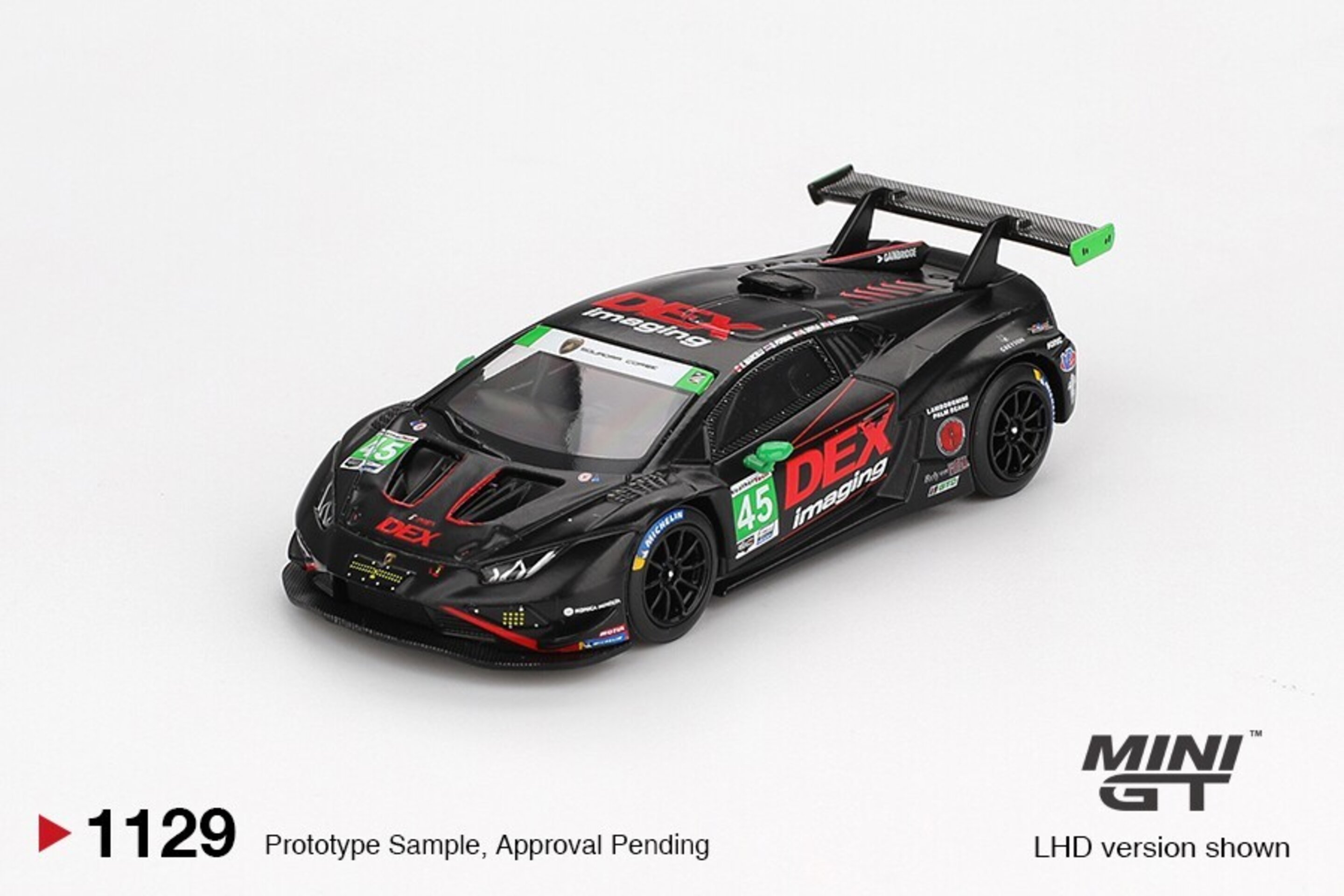 (PRE VENTA) 1:64 LAMBORGHINI HURACAN GT3 EVO  2 #45 DEX IMAGING DAYTONA 24 HRS - 2