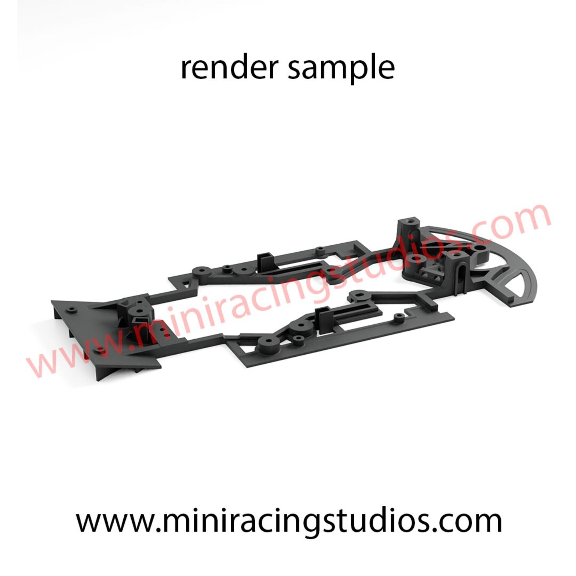 Chasis 3D BMW M8 Scaleauto – Composite Carbono – Slot.it / RT3 - 3