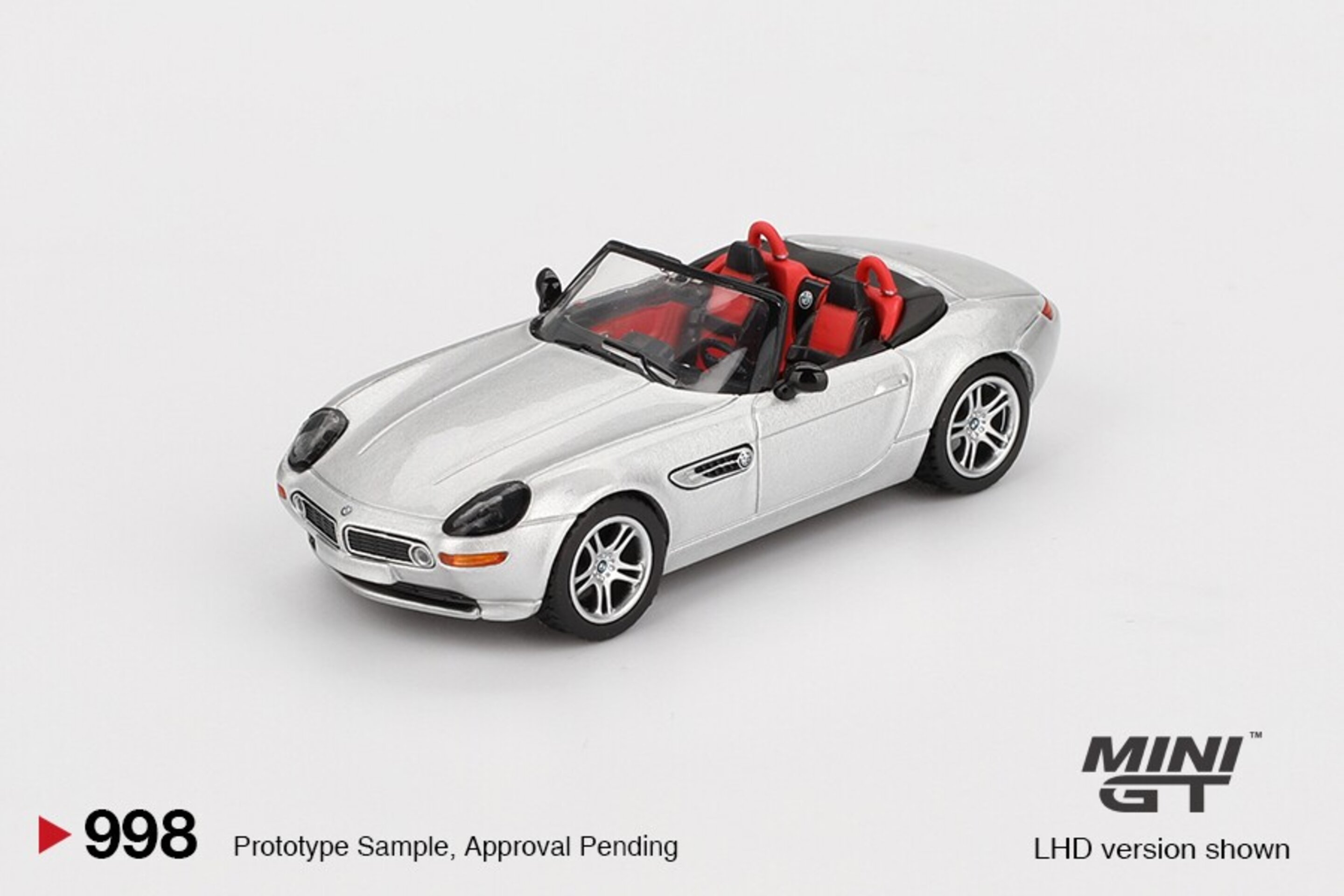 BMW Z8 Titanium Silver 2003  Mini GT 1/64( PRE VENTA ) - 4