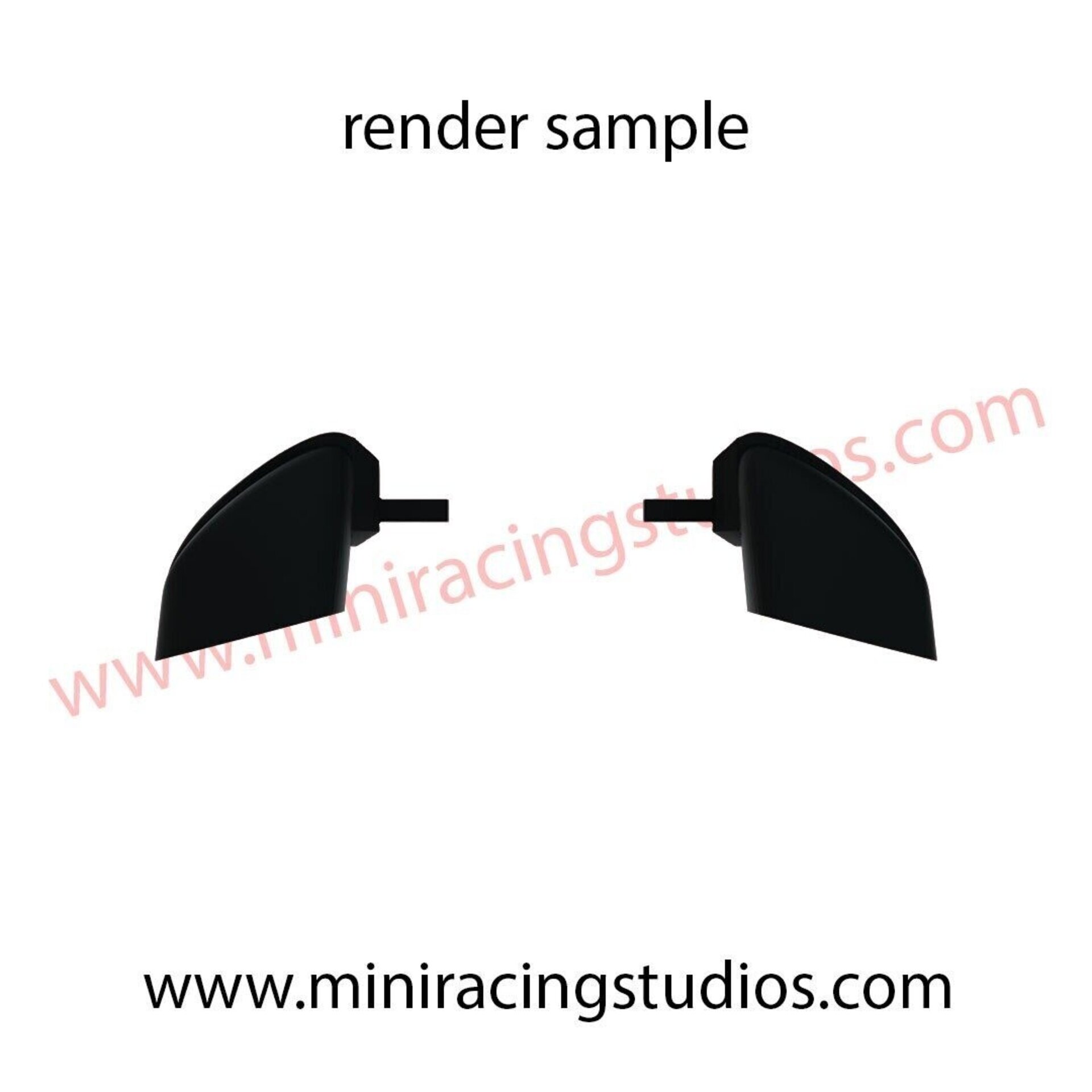 Set Alerón + Retros  para Porsche 911 992 de Scaleauto (Flex o Bicomponente) - 4