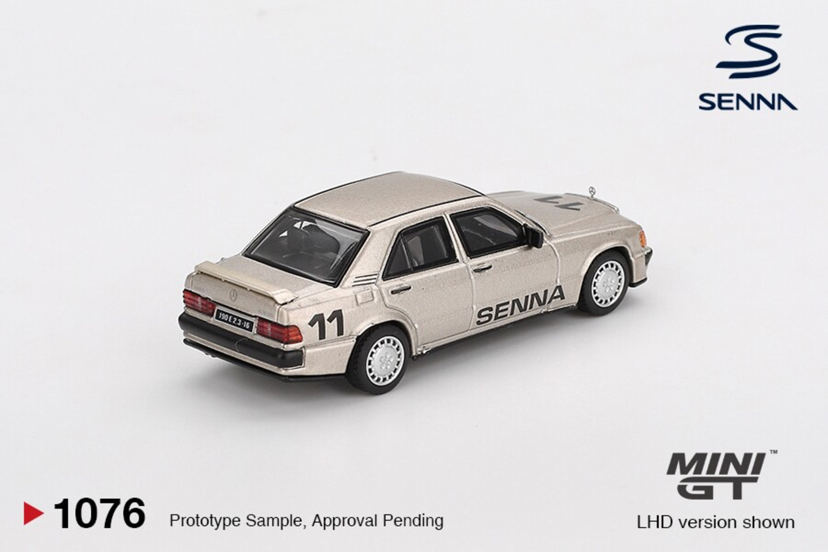 (PRE VENTA) Mini GT 1:64 Mercedes-Benz 190E 2.3-16 Ayrton Senna – Race of Champi - 3