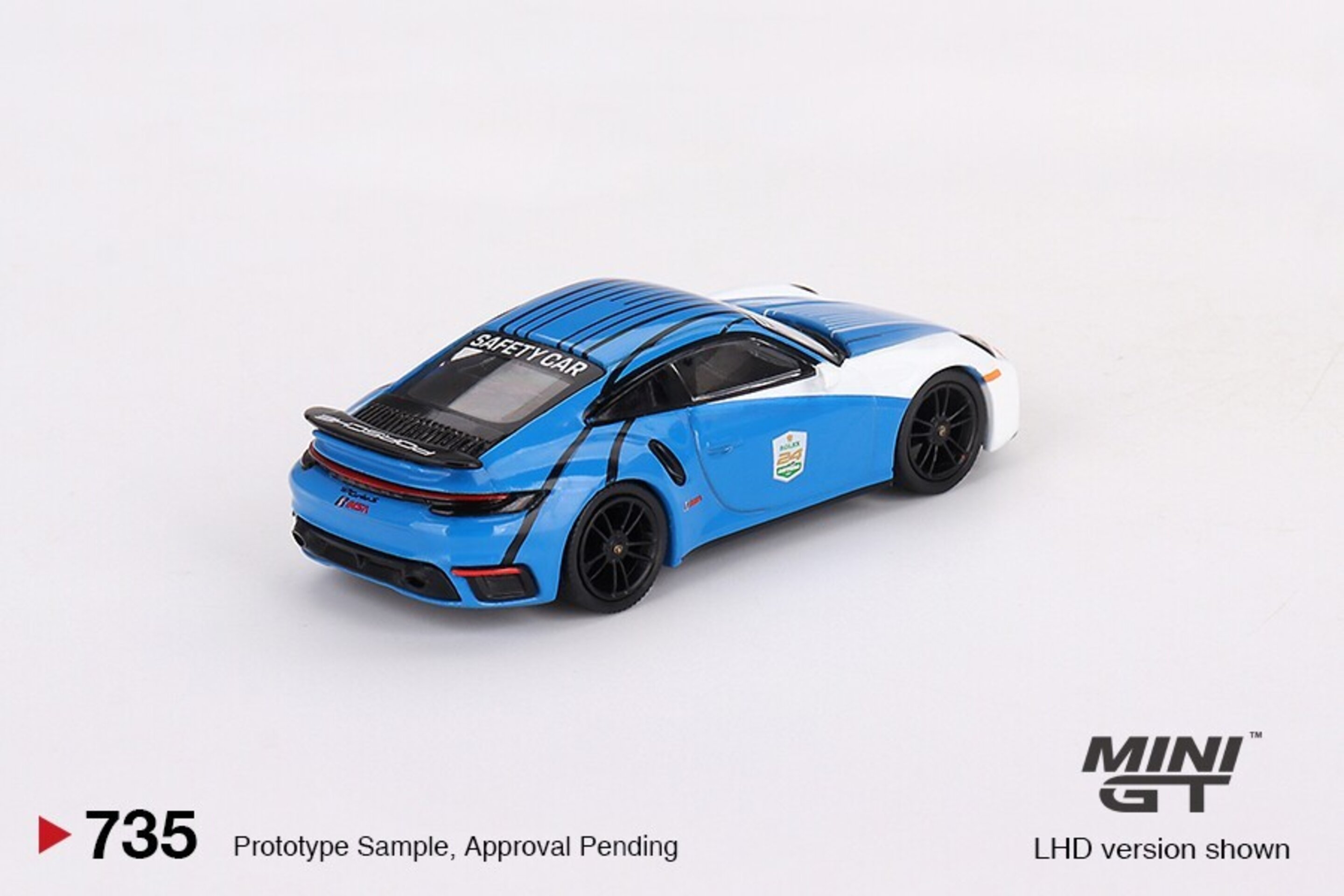 Porsche 911 Turbo S Safety Car 2023 IMSA Daytona 24 Hrs MiniGT 1/64 - 2