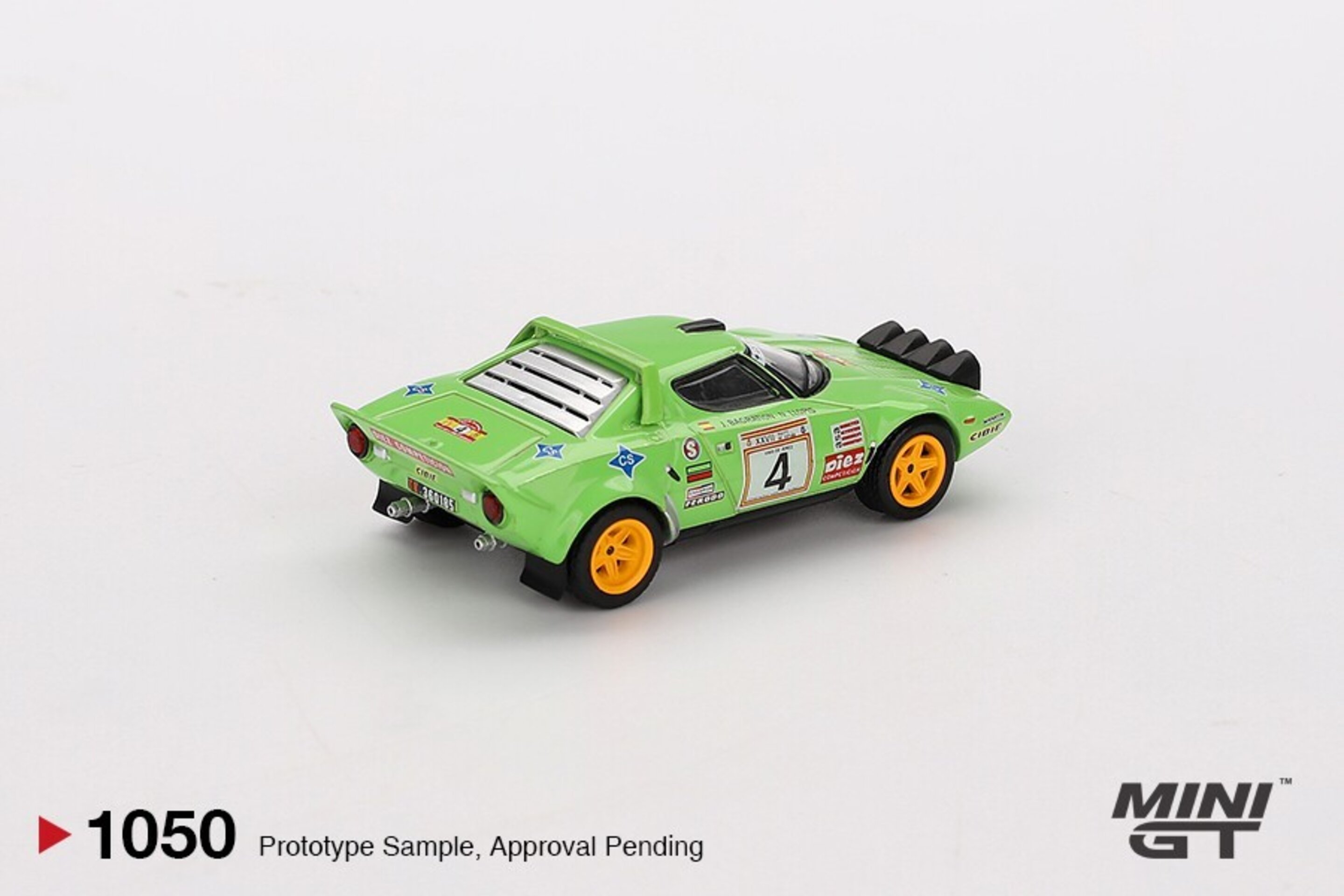 (PRE VENTA) 1:64 LANCIA STRATOS HF #4 SPANISH  RALLY CHAMPION 1979 GP MINI GT - 3