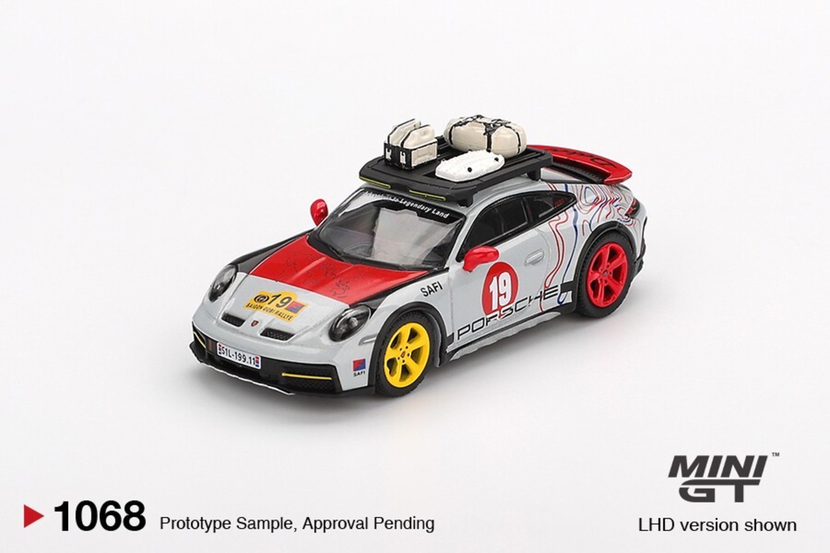 MGT01068-L 1:64 PORSCHE 911 (992) DAKAR "UNCLE RALLY" 2024 - 1