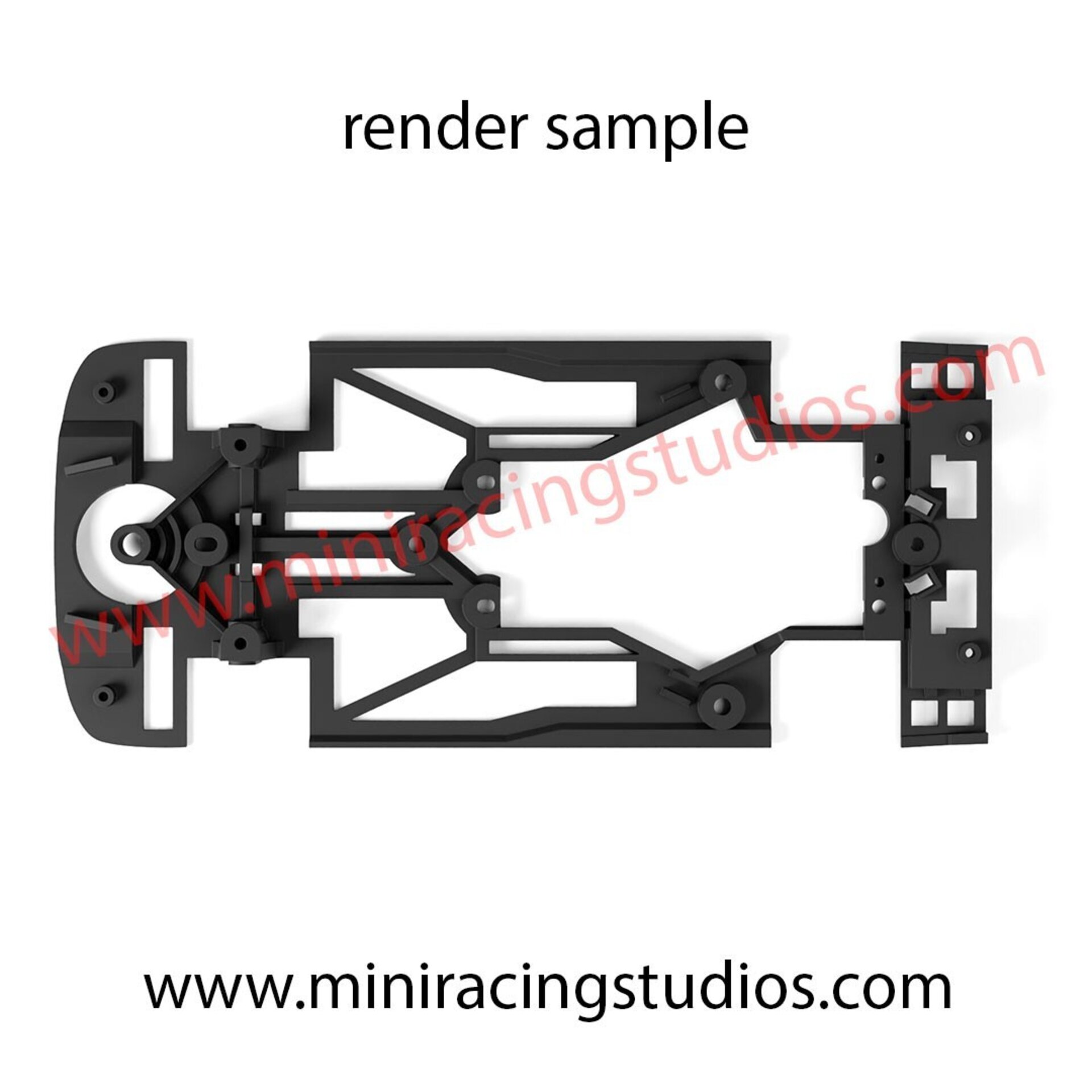 Chasis 3D  Porsche 963 de SCALEAUTO compatible con Slot.it / Rt3 - 2