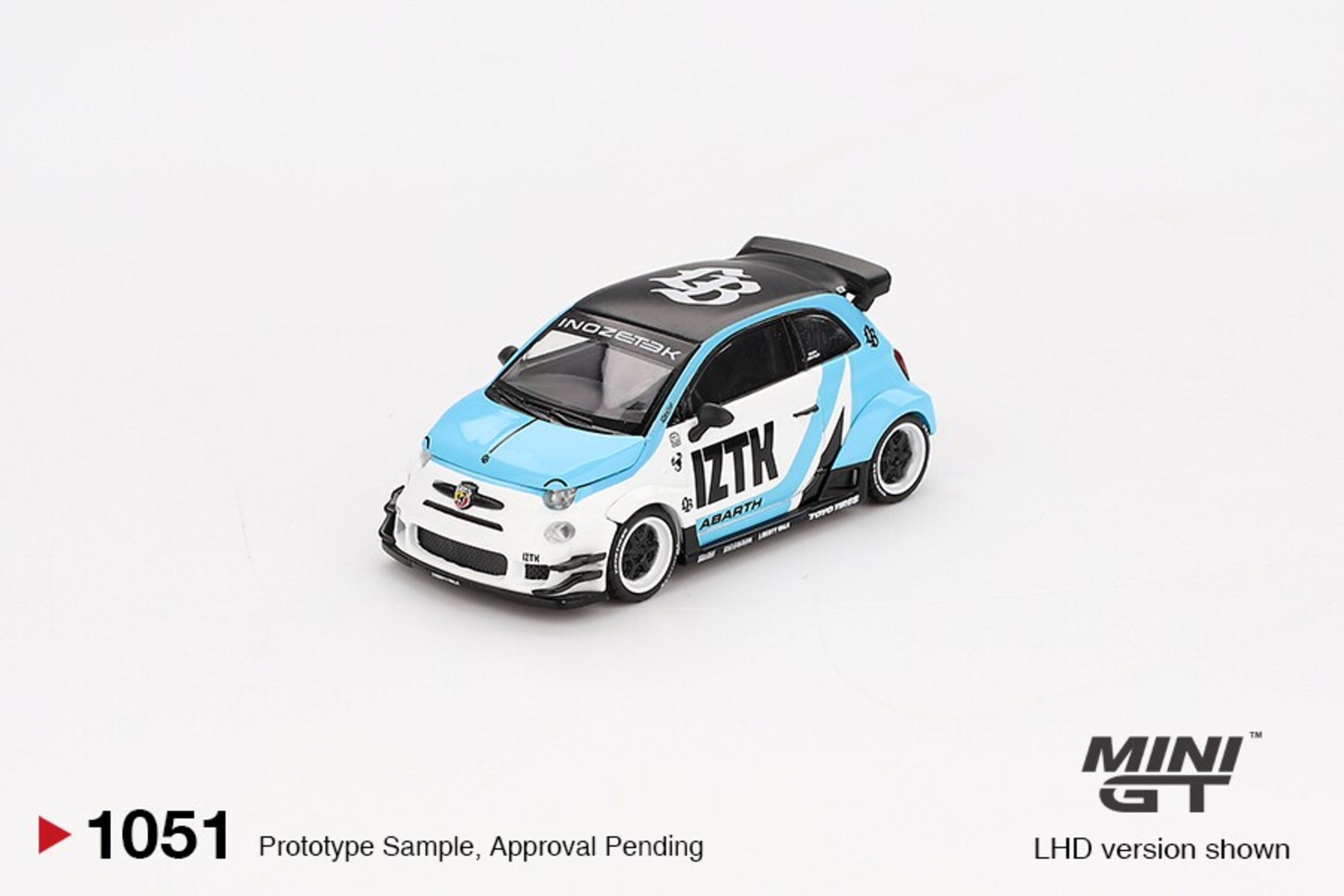 (PRE VENTA) 1:64 FIAT ABARTH 595 LB-WORKS X  ABAS WORKS IZTK 2024 MINI GT - 2
