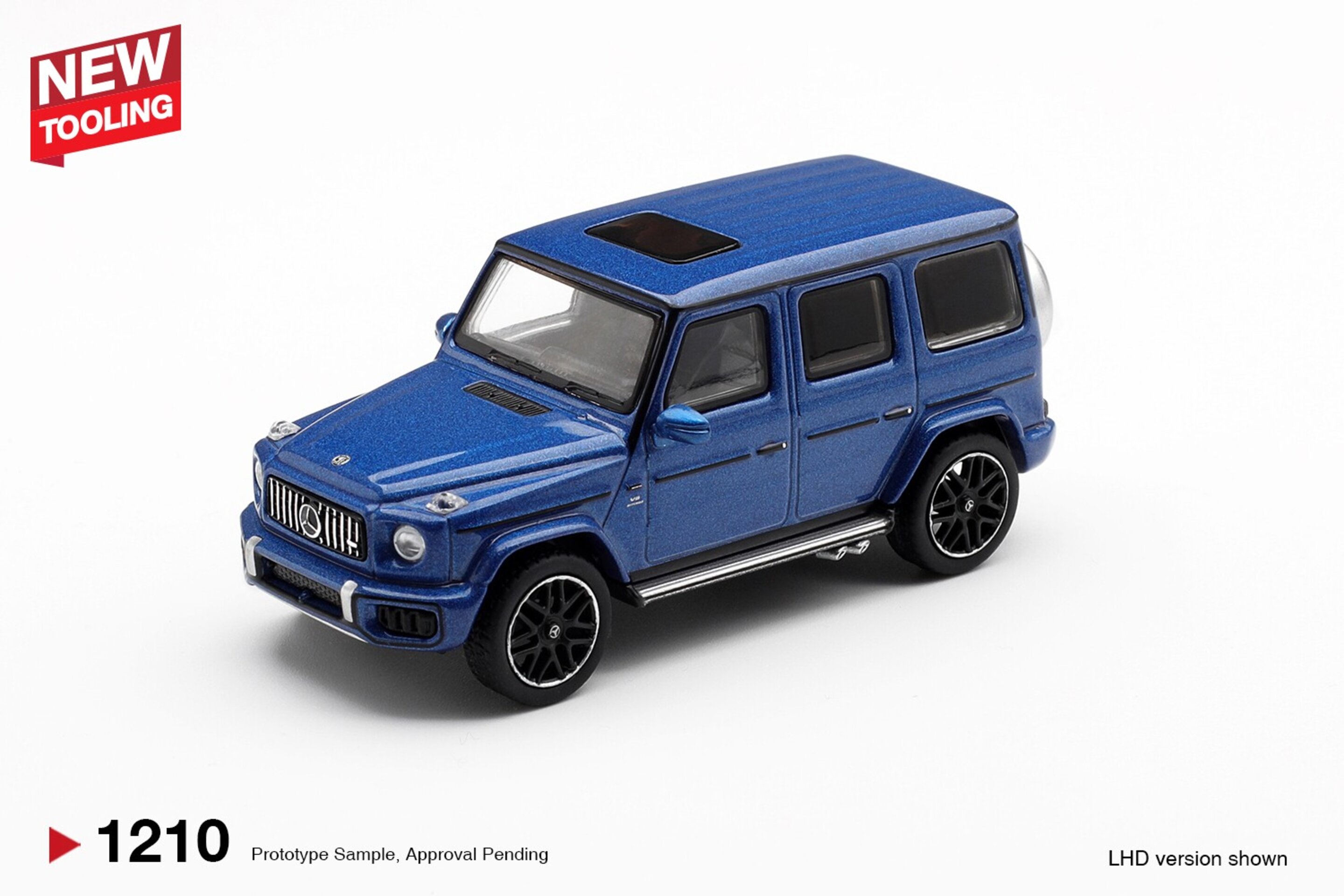 (PRE VENTA) 1:64 MERCEDES-BENZ G CLASS 63 AMG DARK BLUE METALLIC 2024 Mini GT - 2