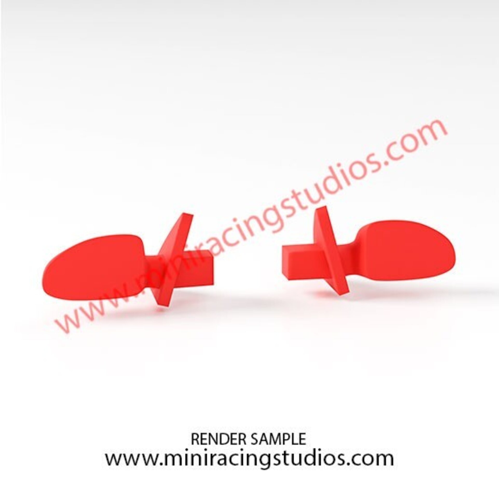 Retrovisores 3D para Ford Focus WRC 2002 Scalextric/SCX – MiniRacingStudios - 5