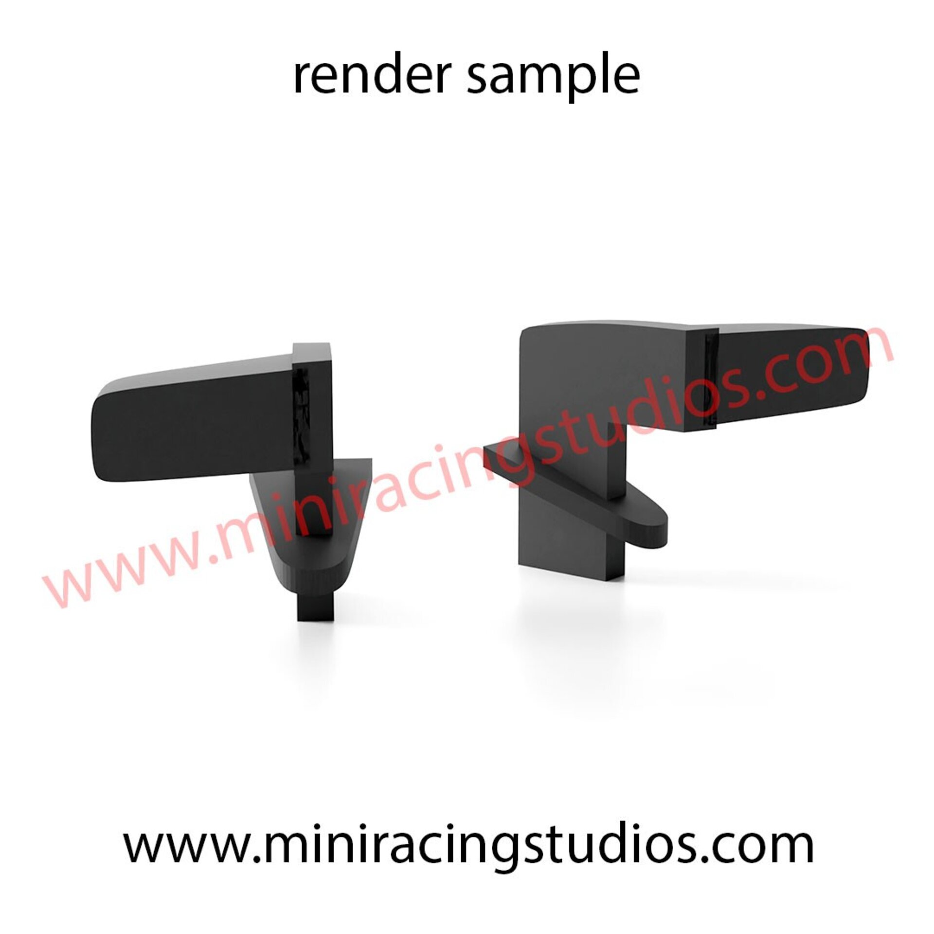 Retrovisores 3D para BMW M Hybrid V8 Scaleauto – MiniRacingStudios Flex/Rígido - 2