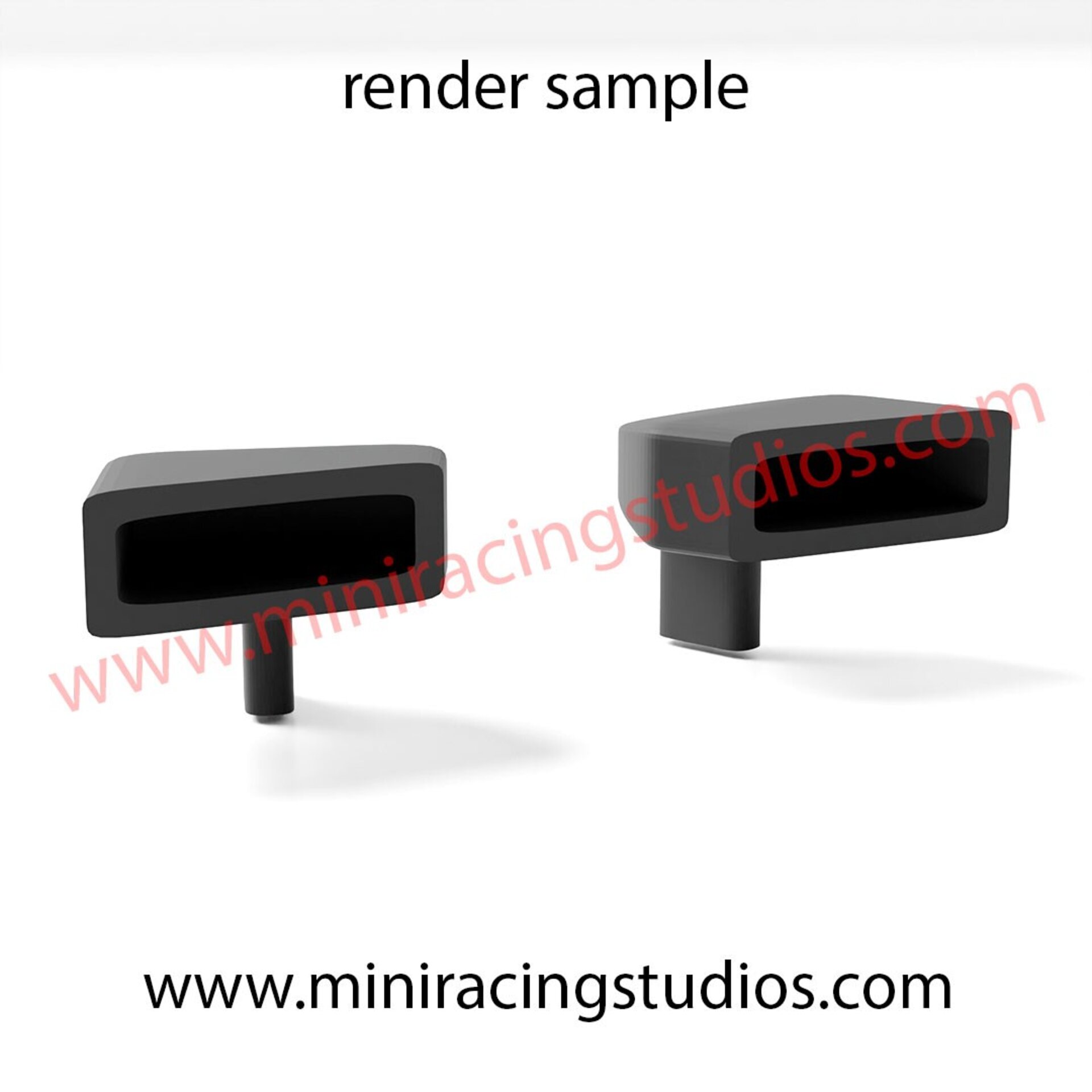 Retrovisores 3D para Cadillac V-LMdH H Scaleauto – MiniRacingStudios Flex/Rígido - 3