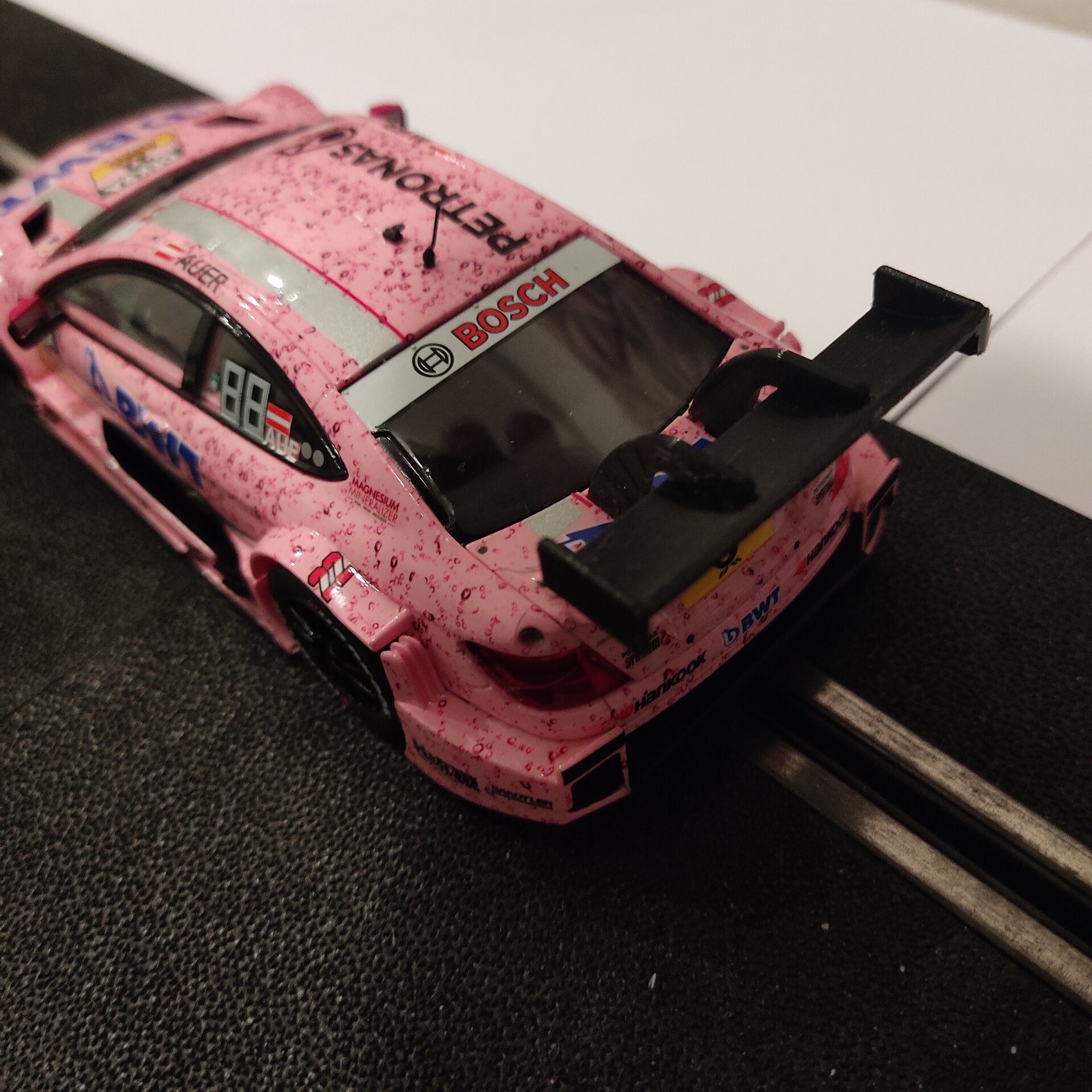 Alerón 3D Mercedes AMG C63 DTM CARRERA  Flexible , plástico o Bi-Componente. - 3