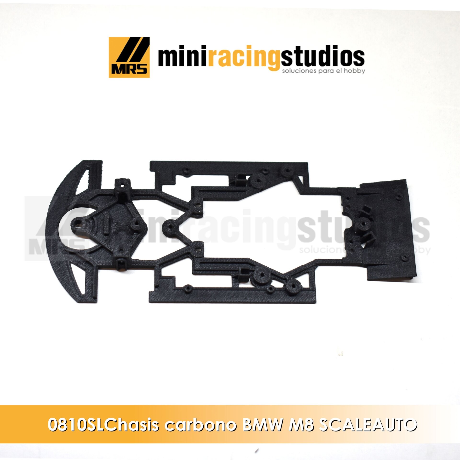 Chasis 3D BMW M8 Scaleauto – Composite Carbono – Slot.it / RT3 - 3