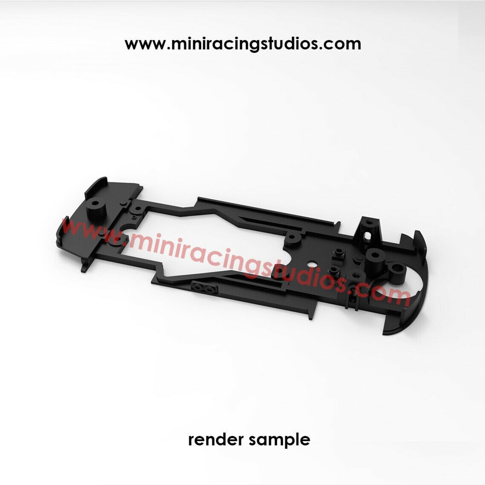 Chasis BMW M3 GTR de Ninco compatible con Slot.it o Black Arrow - 2