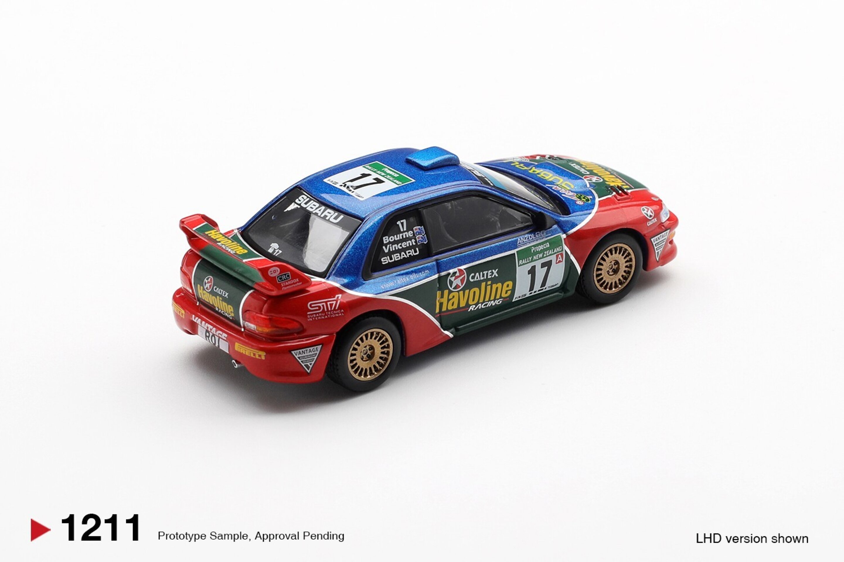 (PRE VENTA) 1:64 SUBARU IMPREZA WRC98 #17 RALLY NEW ZEALAND 2000 Mini GT - 4