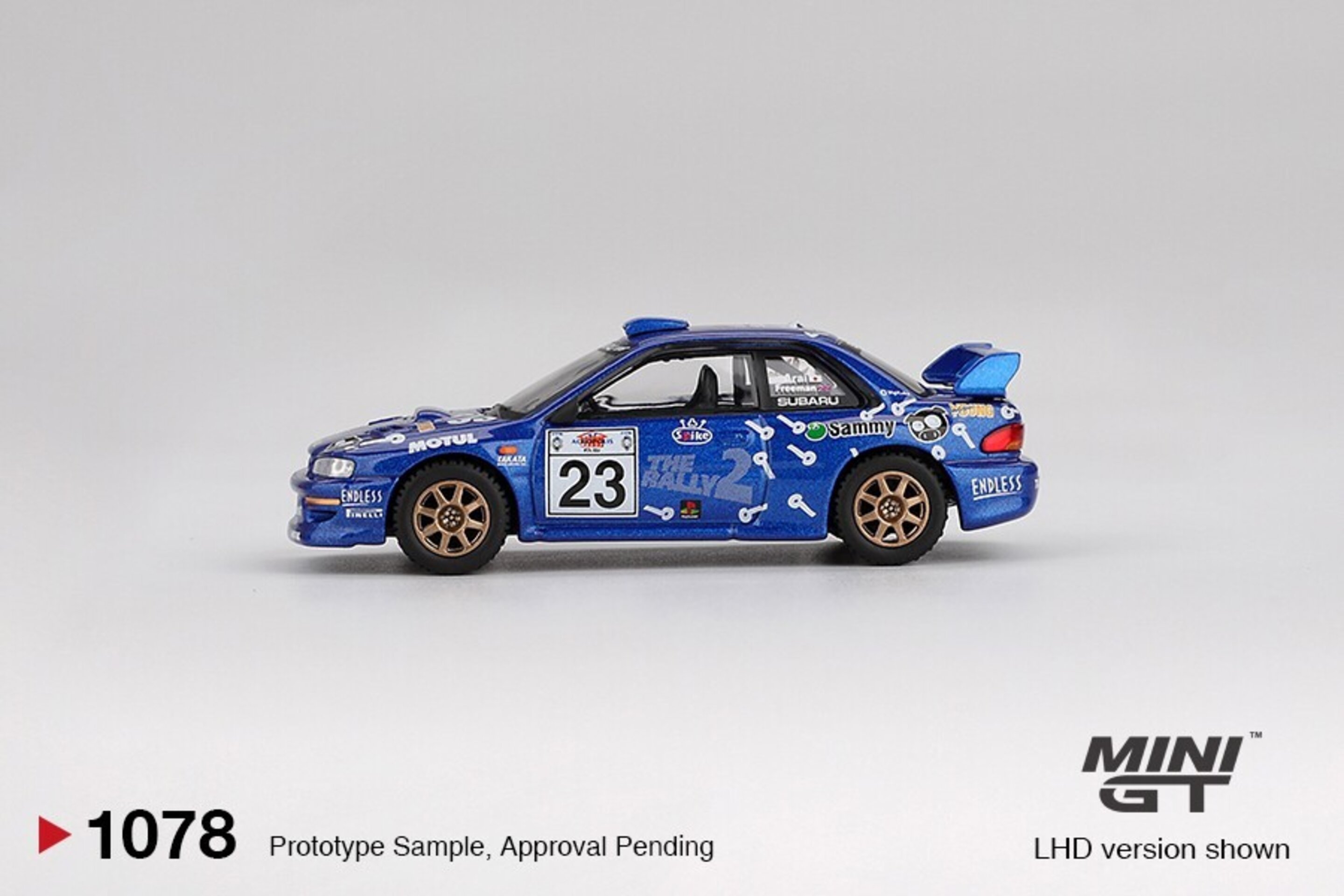 (PRE VENTA) Subaru Impreza WRC99 Acropolis Rally 2000 #23 – Mini GT 1:64 - 3