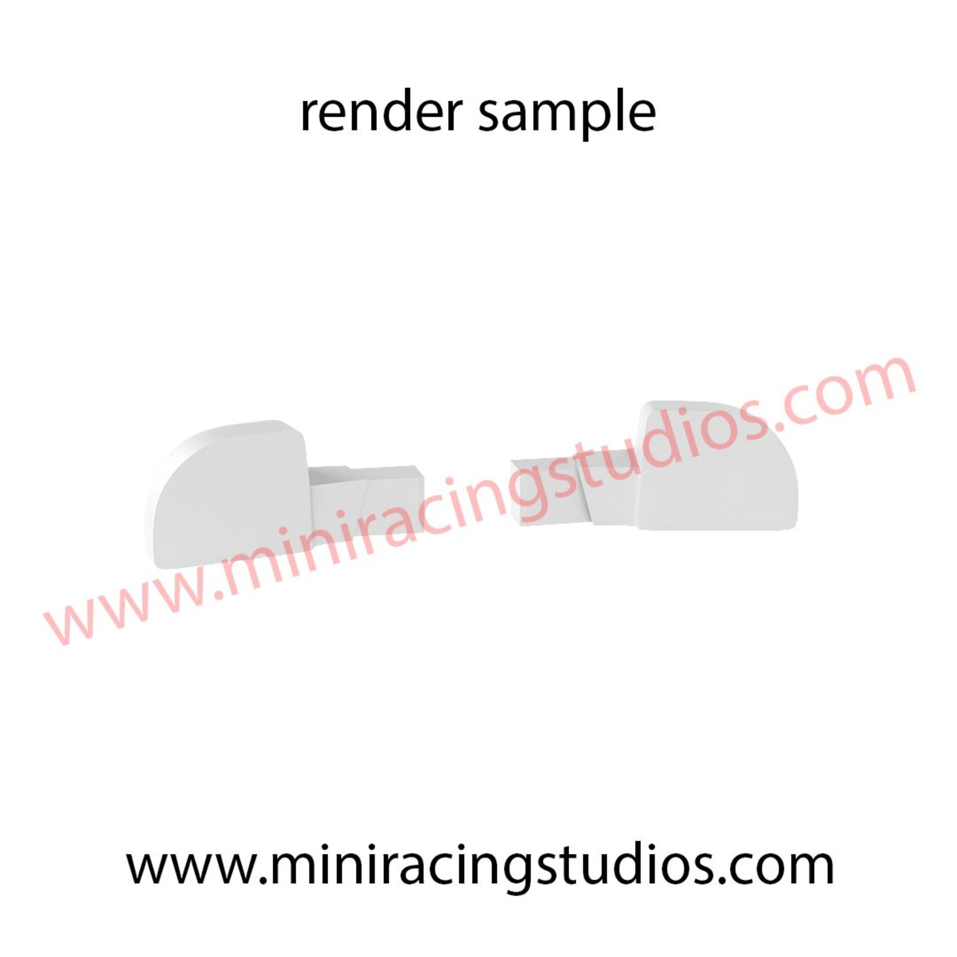 Retrovisores 3D para Seat León MK1 de Scalextric/SCX – MiniRacingStudios - 4