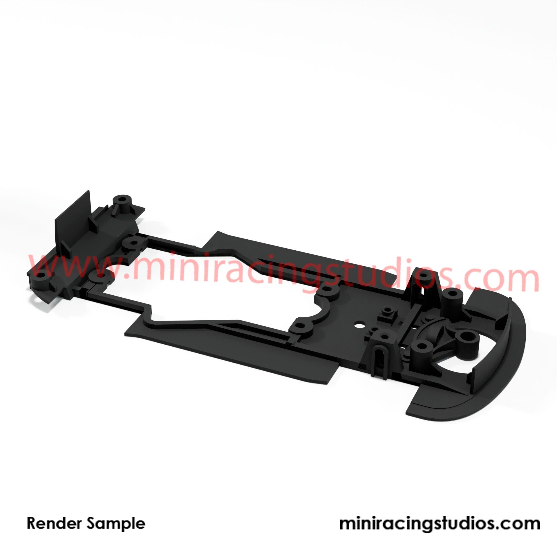 Chasis 3D Chevrolet Corvette C6R de NINCO compatible con Slot.it  - 3