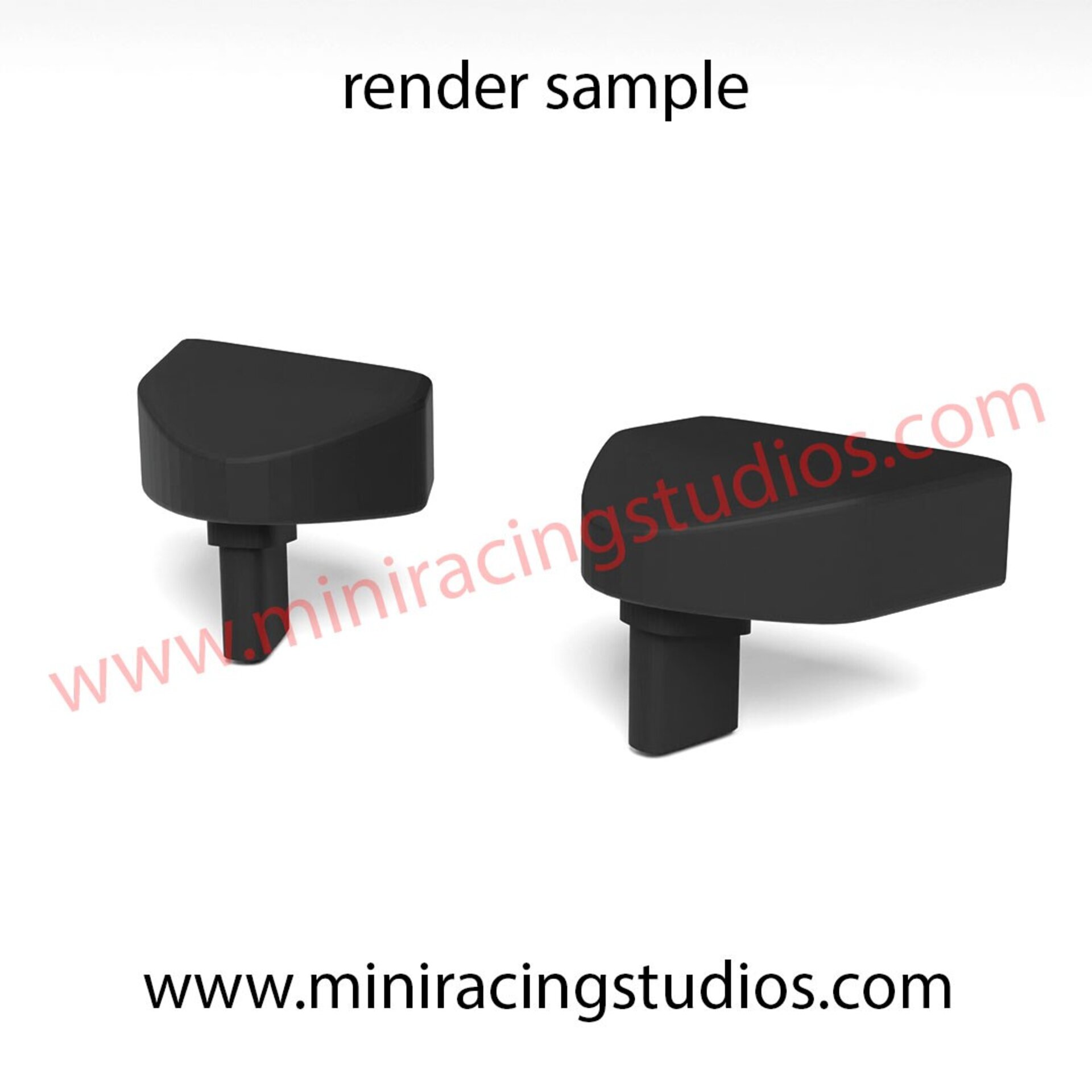 Retrovisores 3D para Cadillac V-LMdH H Scaleauto – MiniRacingStudios Flex/Rígido - 2