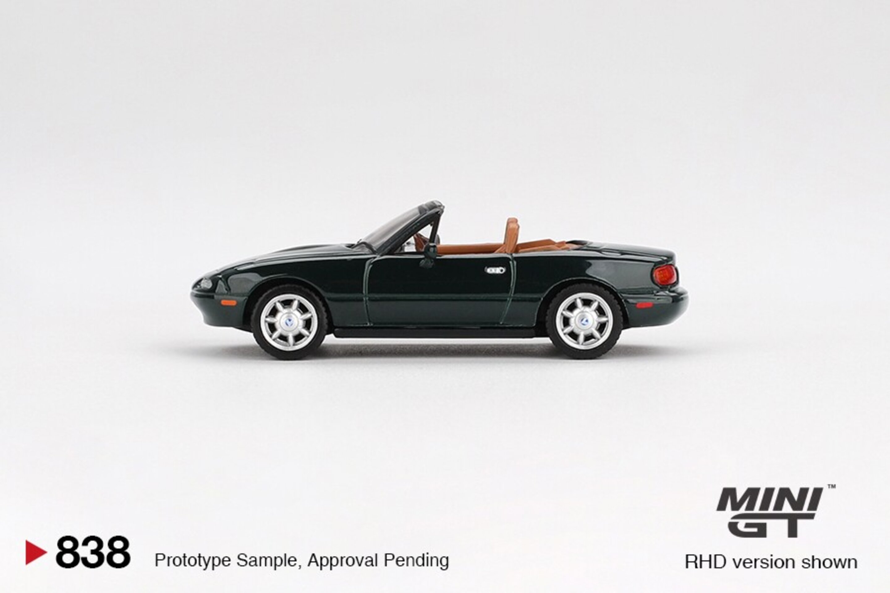 MAZDA MX5 EUNOS ROADSTER VSPECIAL EXCELLENT GREEN MICA 1990 Mini GT 1/64 - 3