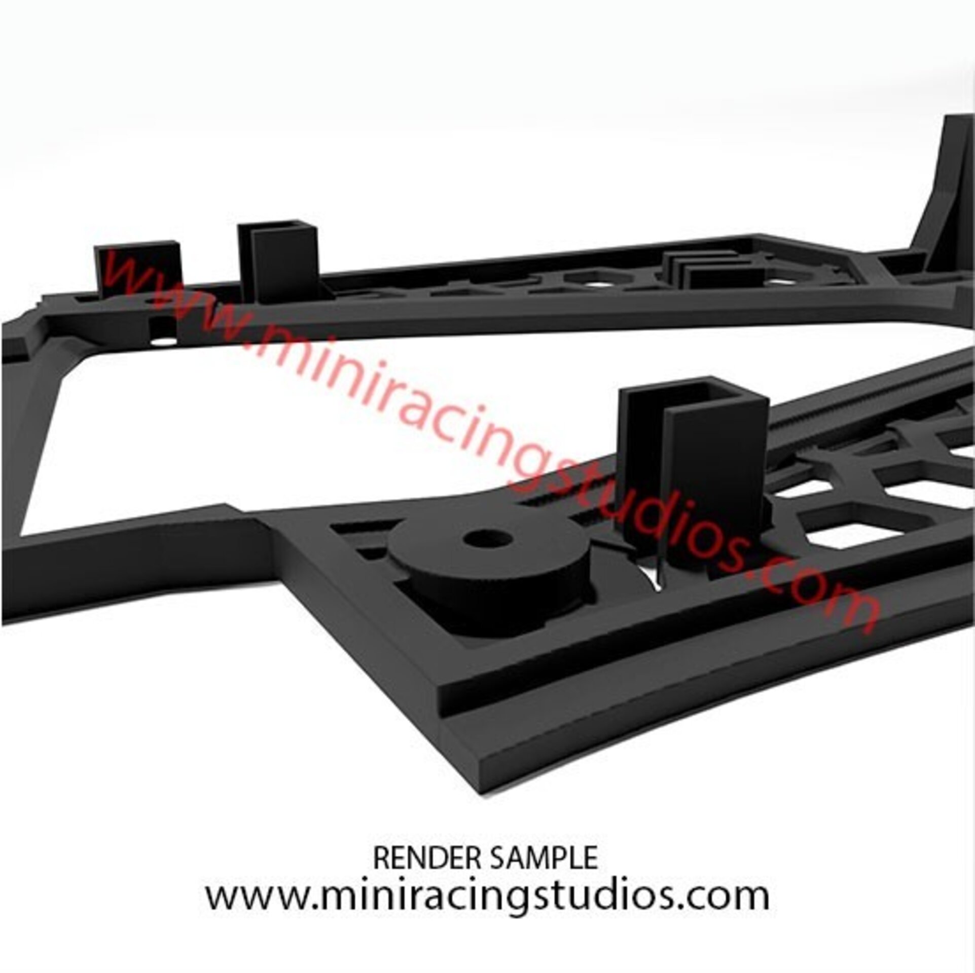 Chasis 3D Chevrolet Corvette C8R NSR – Carbono, Compatible con Soporte  NSR - 3