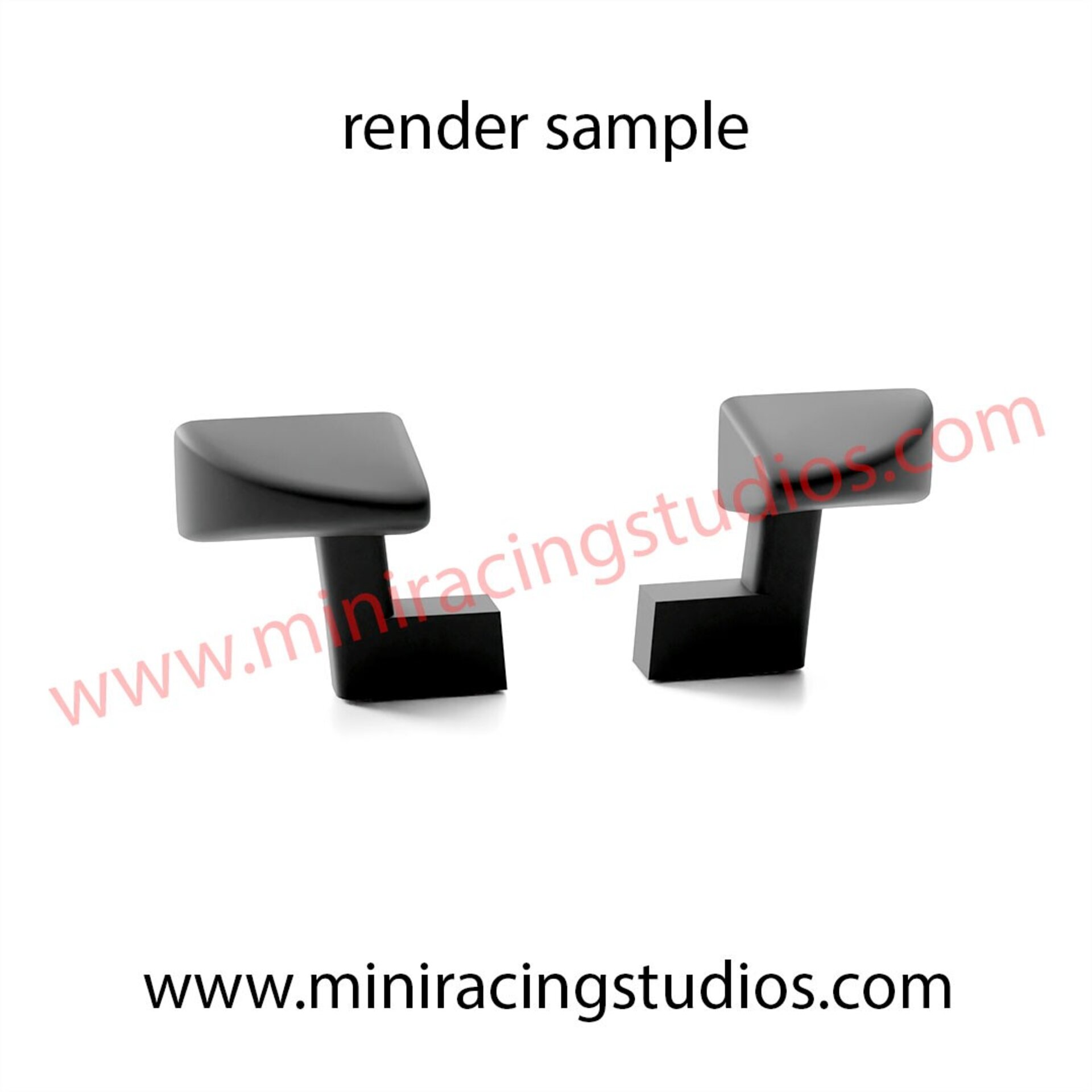 Retrovisores 3D Audi TT DTM de Scalextric / SCX - Flexible o Plástico - 5