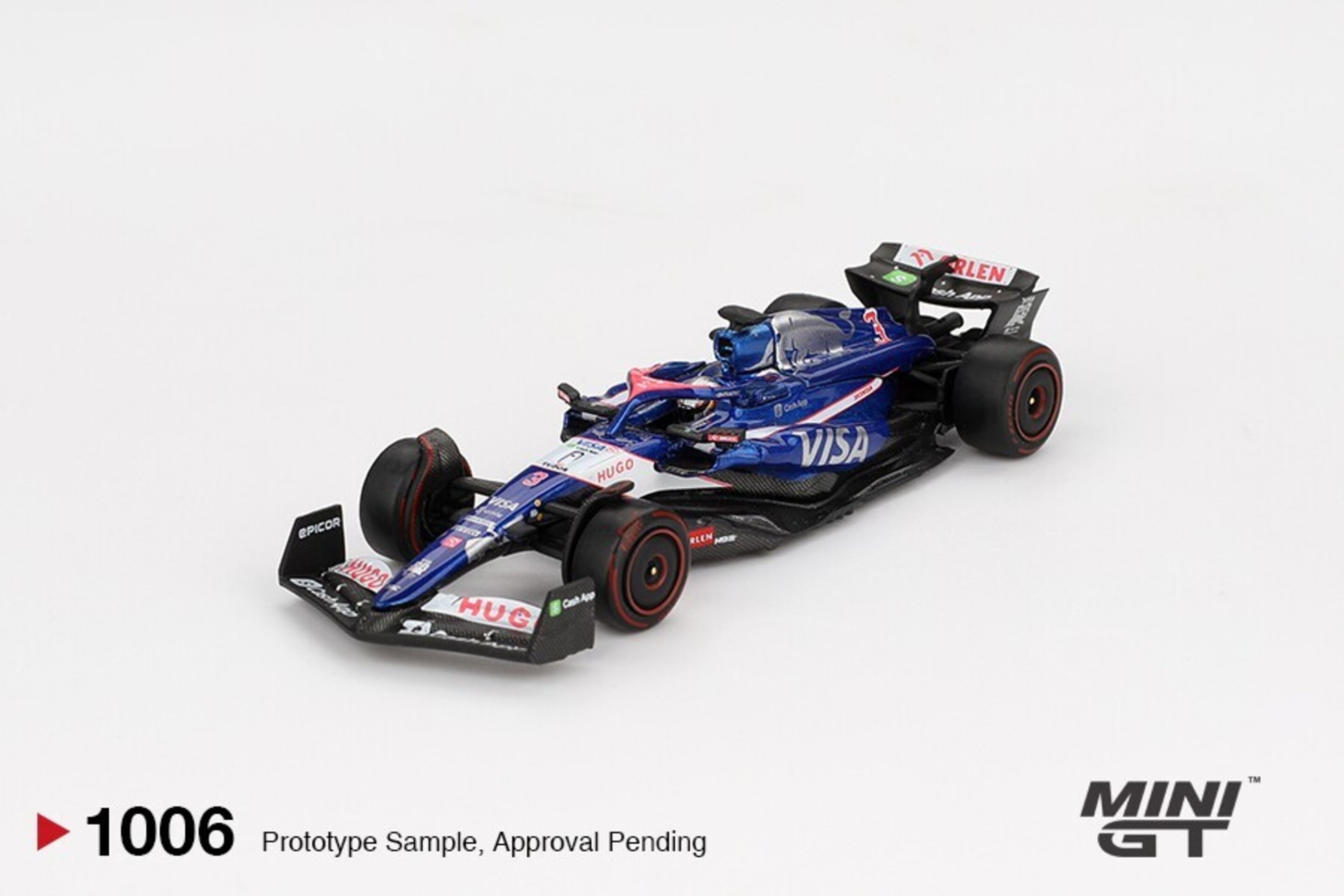 RB VCARB 01 #3 Daniel Ricciardo 2024 F1 2024 Bahréin Mini GT 1/64( PRE VENTA ) - 2