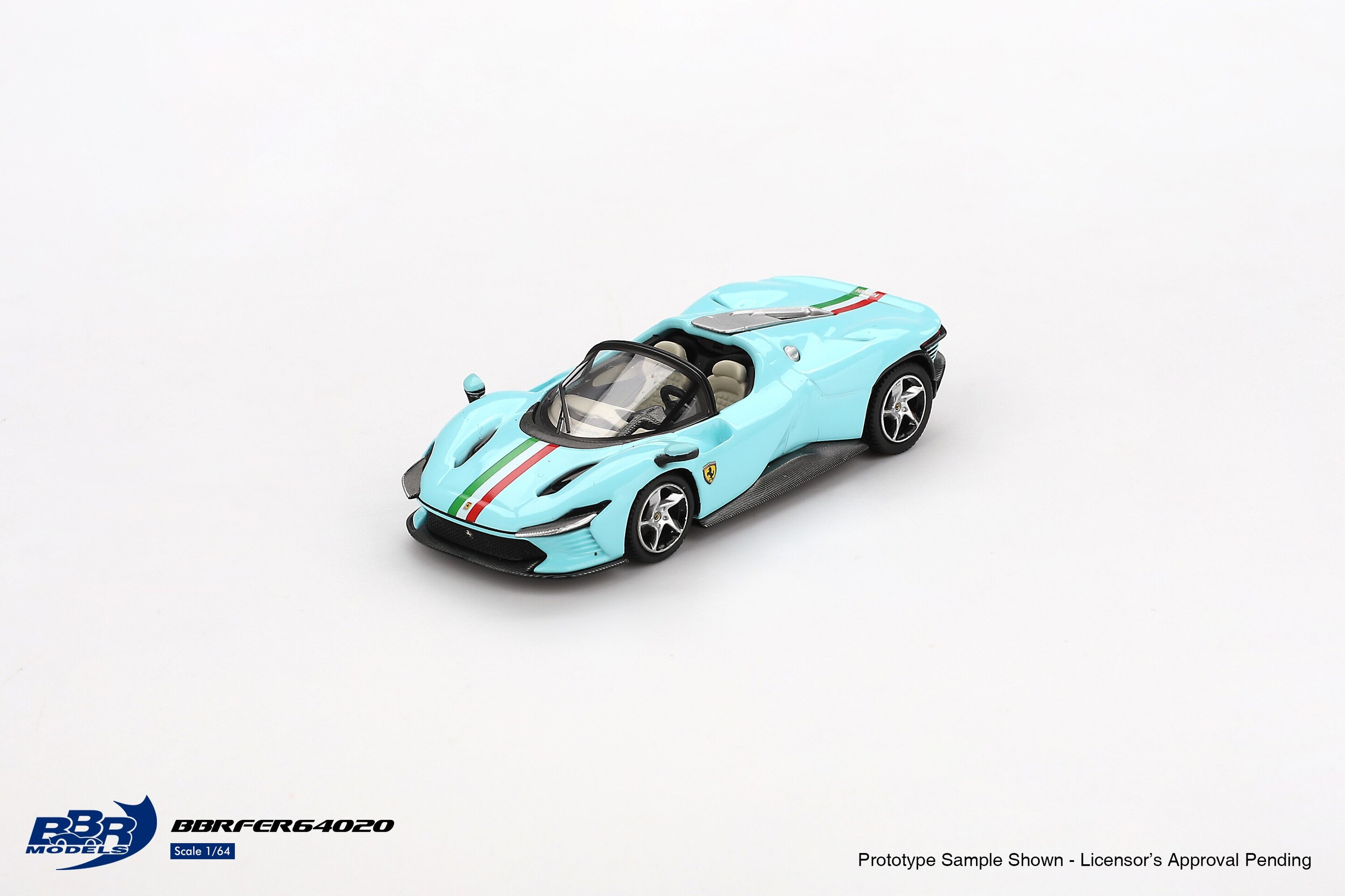 (PRE VENTA) 1:64 Ferrari Daytona SP3 Light Blue 2024 – BBR Models - 2