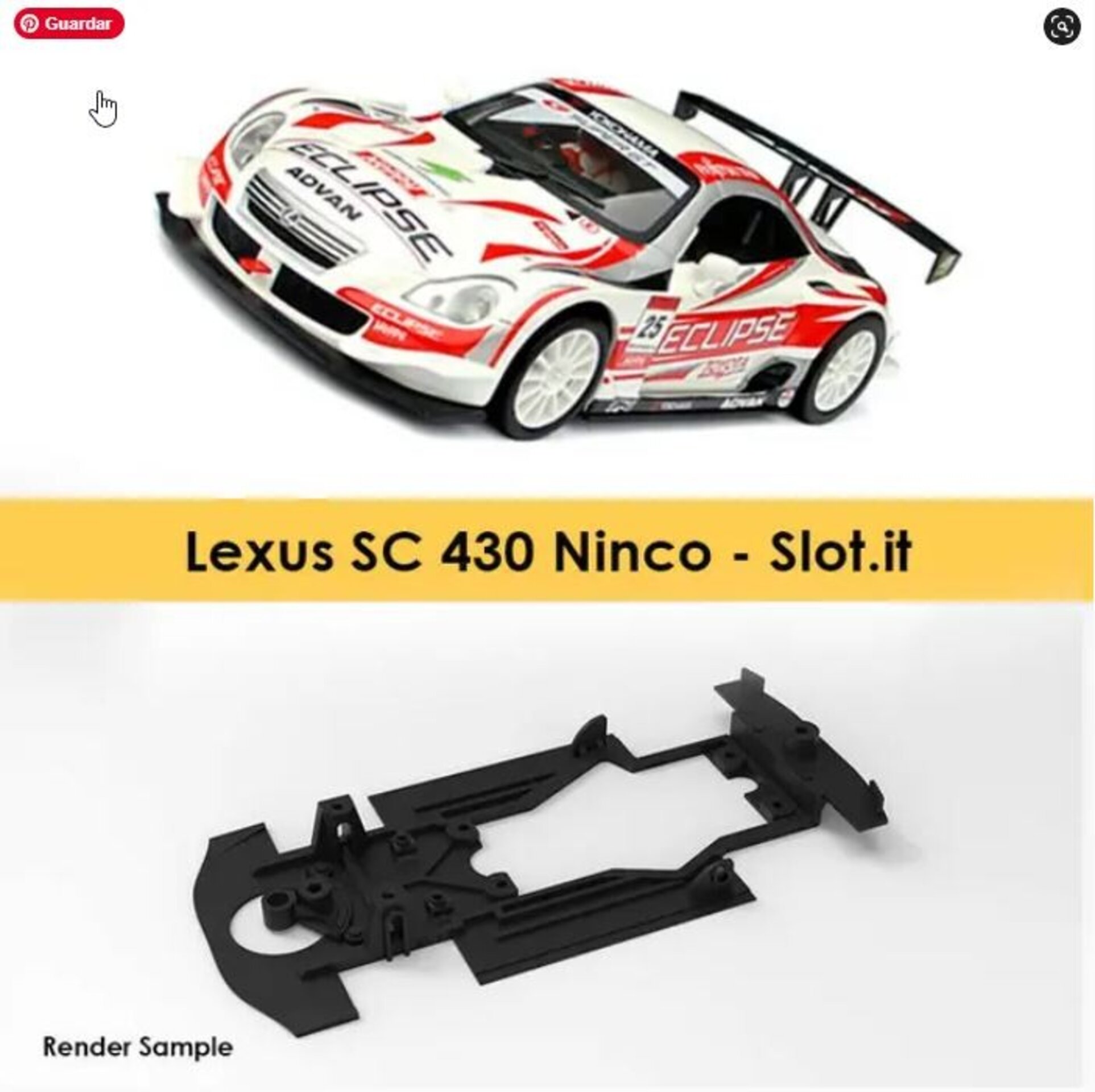 Kit para el LEXUS SC430 de NINCO Compuesto de : - 5