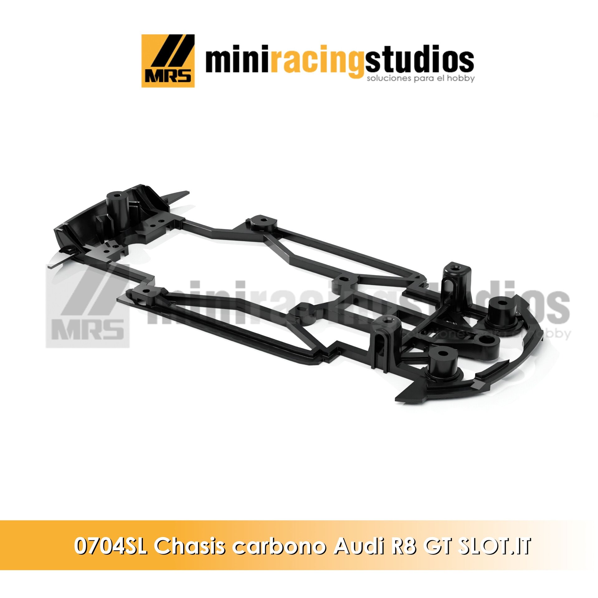 Chasis 3D Audi R8 GT  Slot.it – Composite Carbono – Slot.it - 4