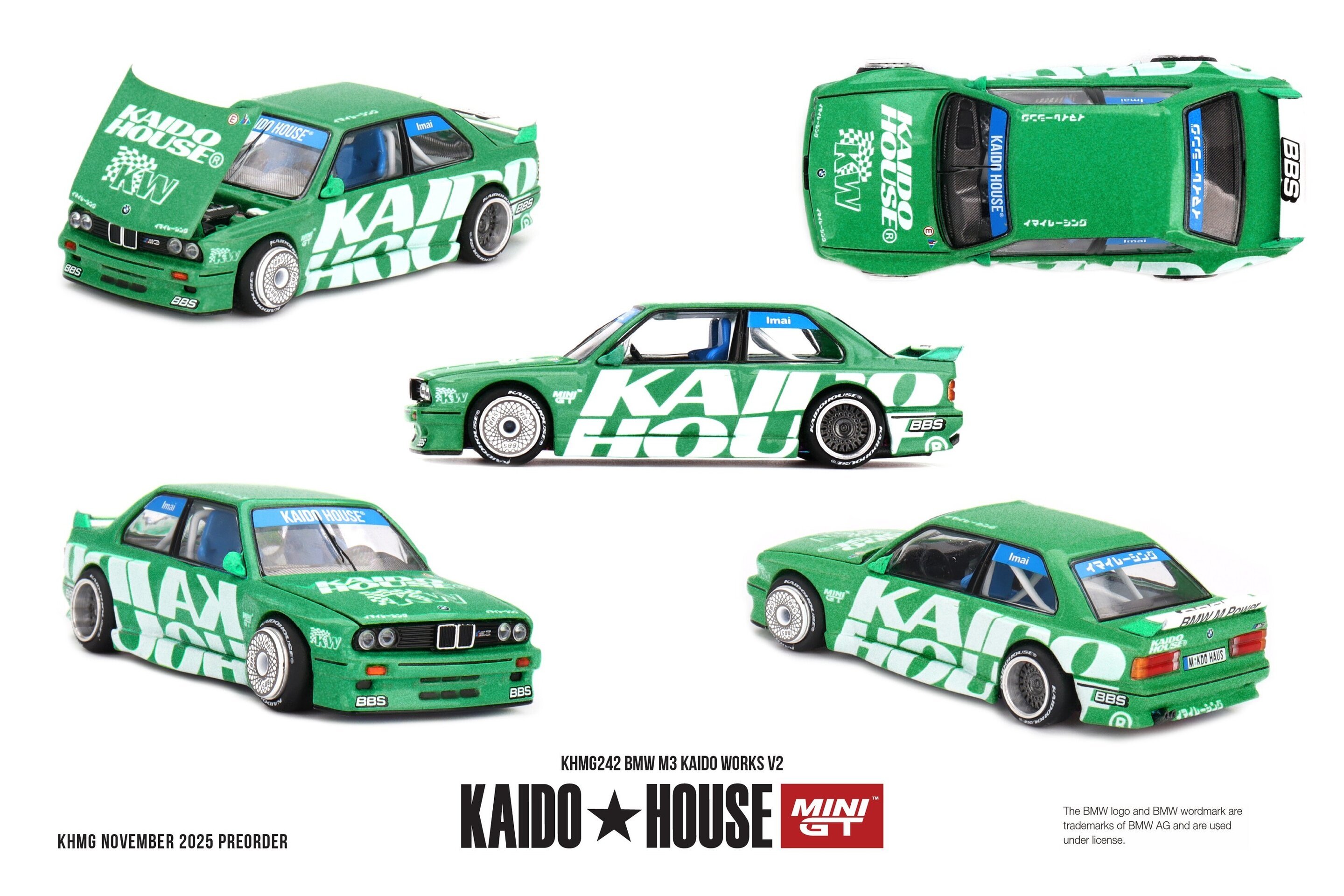 (PRE VENTA) 1:64 BMW M3 (E30) KAIDO WORKS V2 1989  – Kaido House - 1