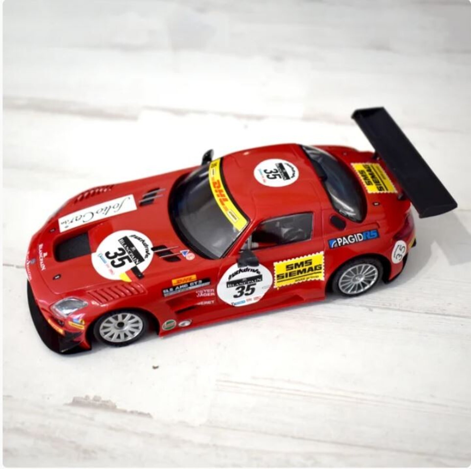 Alerón 3D Mercedes SLS SCALEXTRIC / SCX en Flexible , Plástico o bicomponente - 5