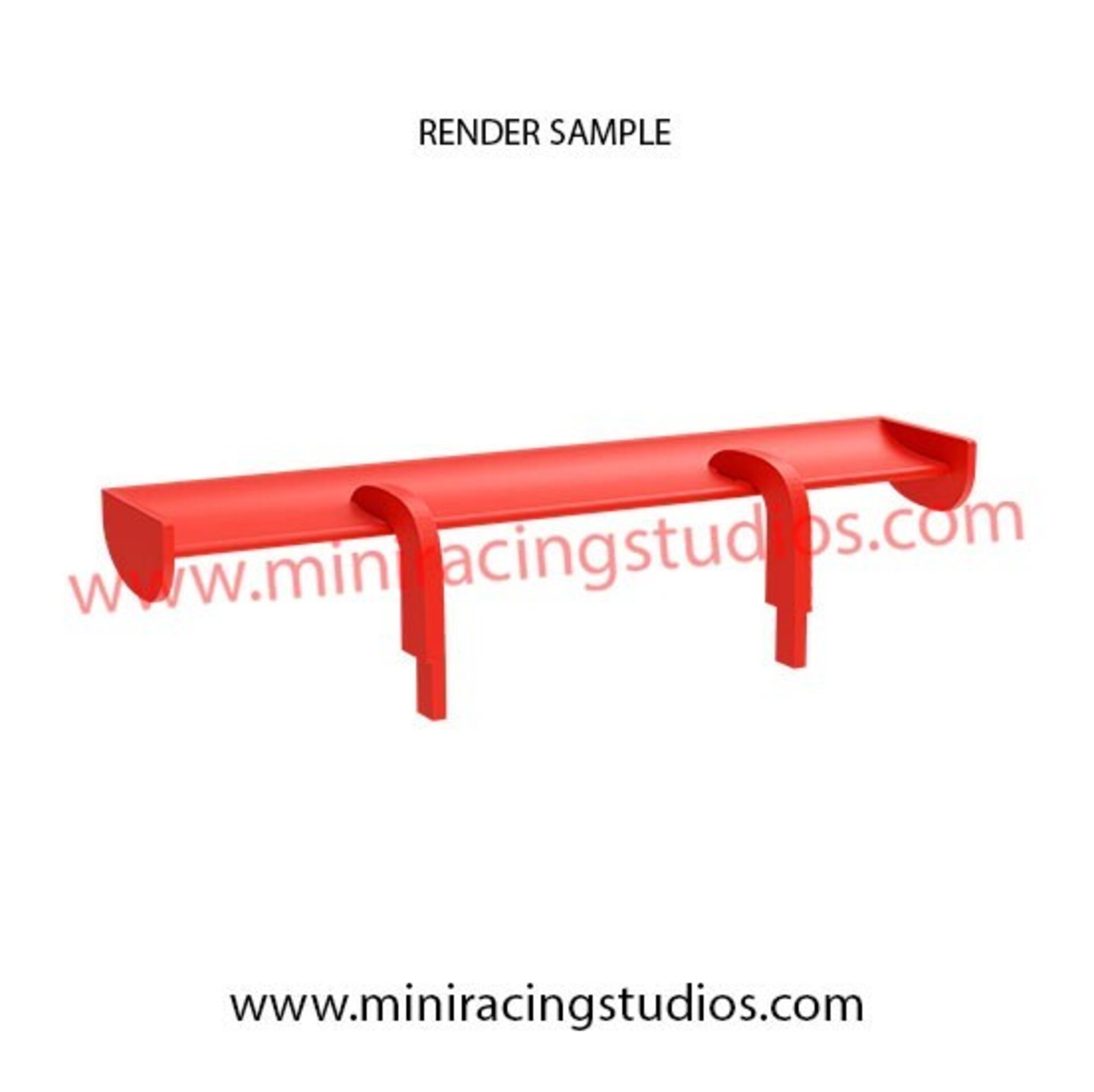 Alerón 3D para Ferrari 296 GT de Sideways – Flexible, Plástico o Bicomponente - 8