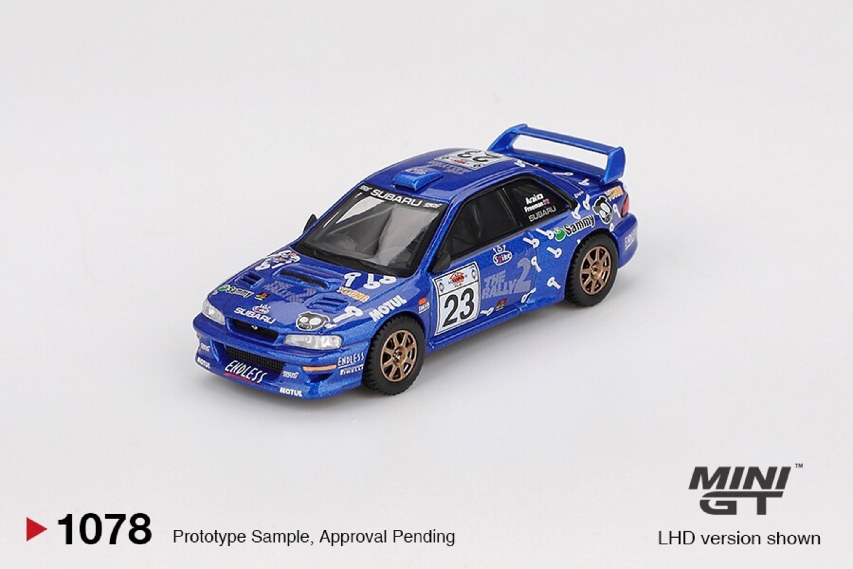 (PRE VENTA) Subaru Impreza WRC99 Acropolis Rally 2000 #23 – Mini GT 1:64 - 2