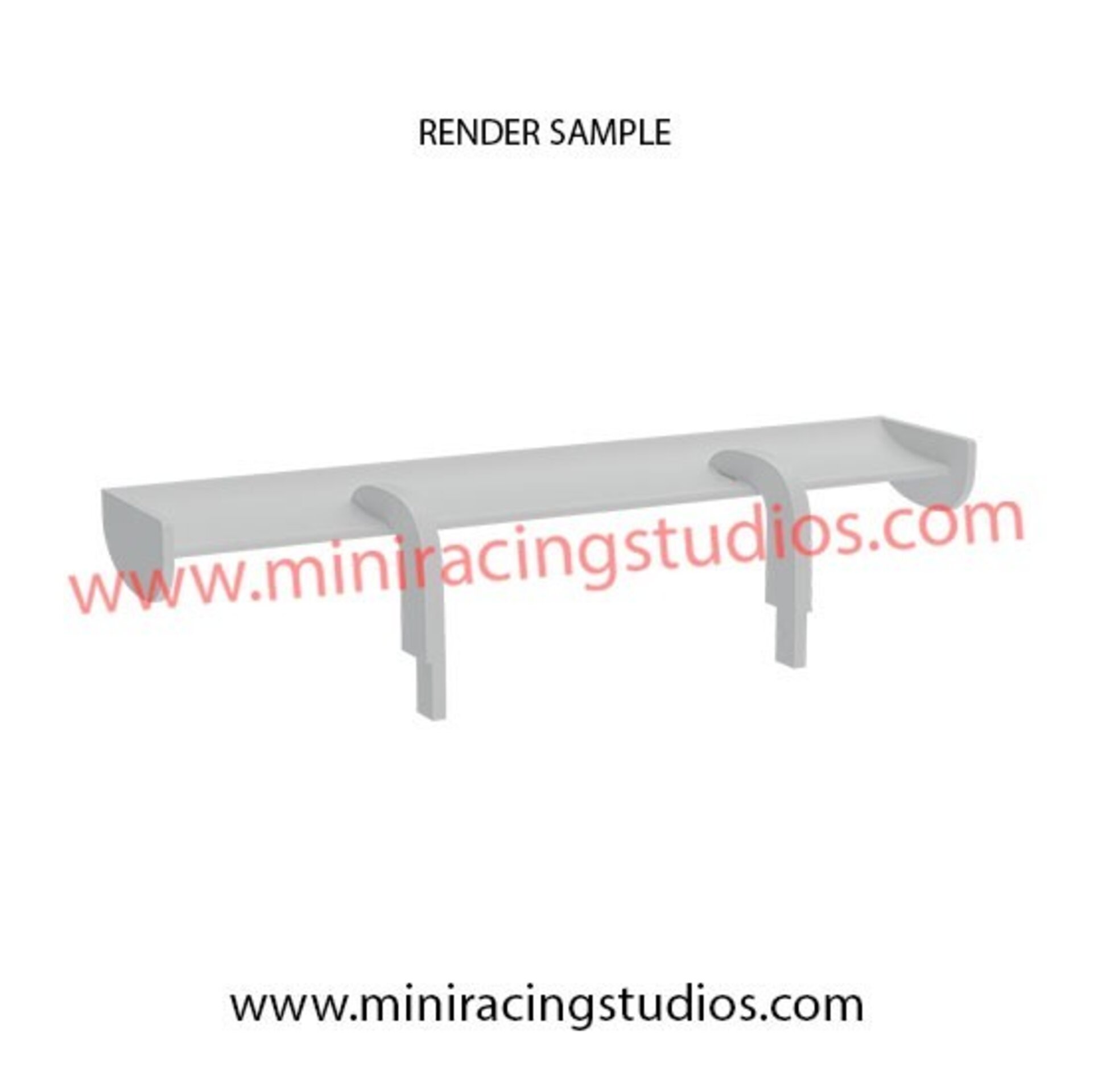 Alerón 3D para Ferrari 296 GT de Sideways – Flexible, Plástico o Bicomponente - 3