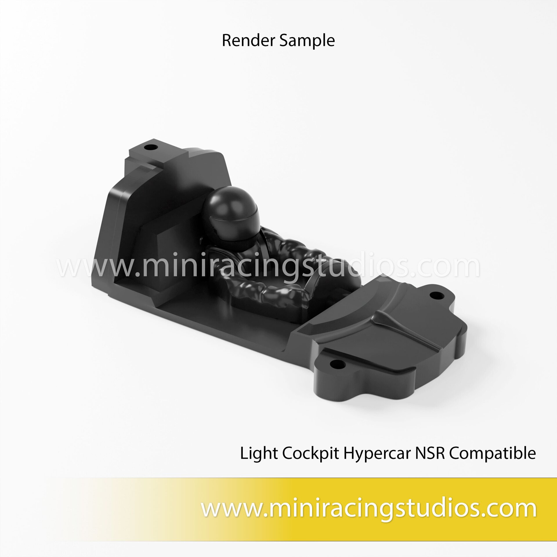 Cockpit Lexan para el Hypercar de NSR - MiniRacingStudios - 3