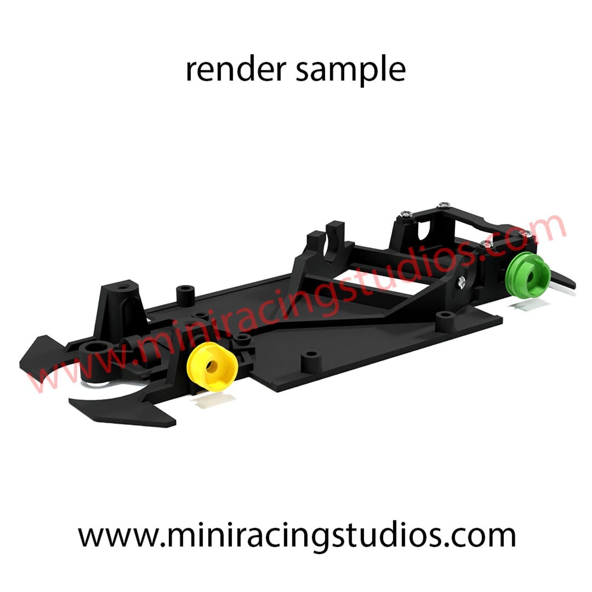Chasis SN3D para el Peugeot 208 Scaleauto  Rally en Ángulo - PROXIMAMENTE - - 2