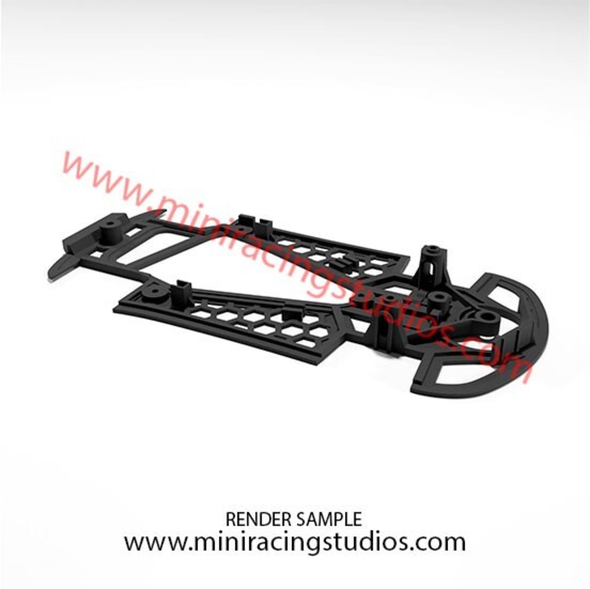 Chasis 3D Chevrolet Corvette C8R NSR – Carbono, Compatible con Soporte  NSR - 2