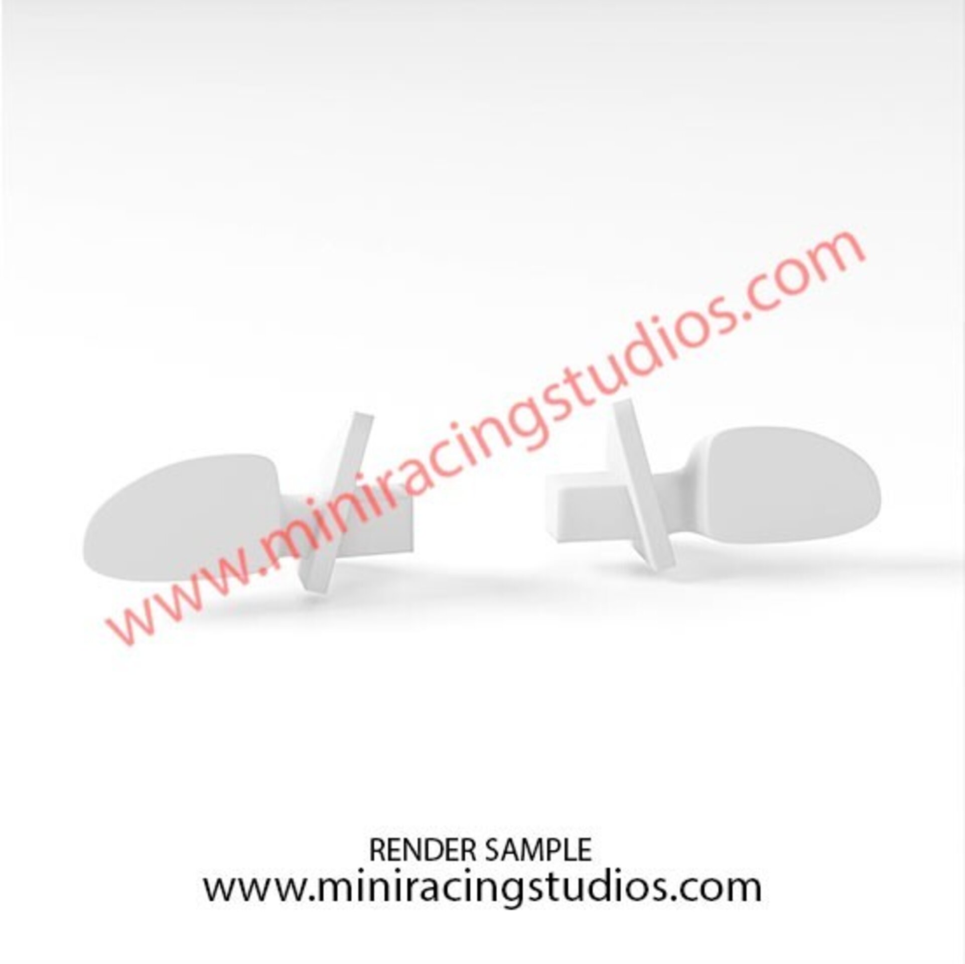 Retrovisores 3D para Ford Focus WRC 2002 Scalextric/SCX – MiniRacingStudios - 4