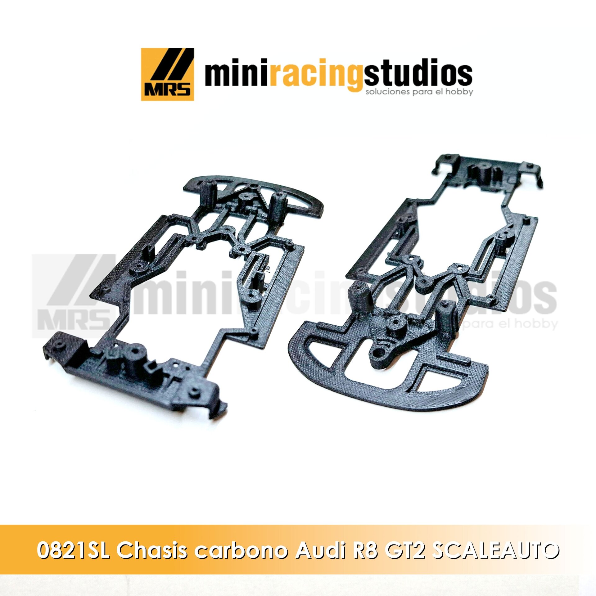 Chasis 3D Audi R8 GT Scaleauto – Composite Carbono – Slot.it / RT3 - 4