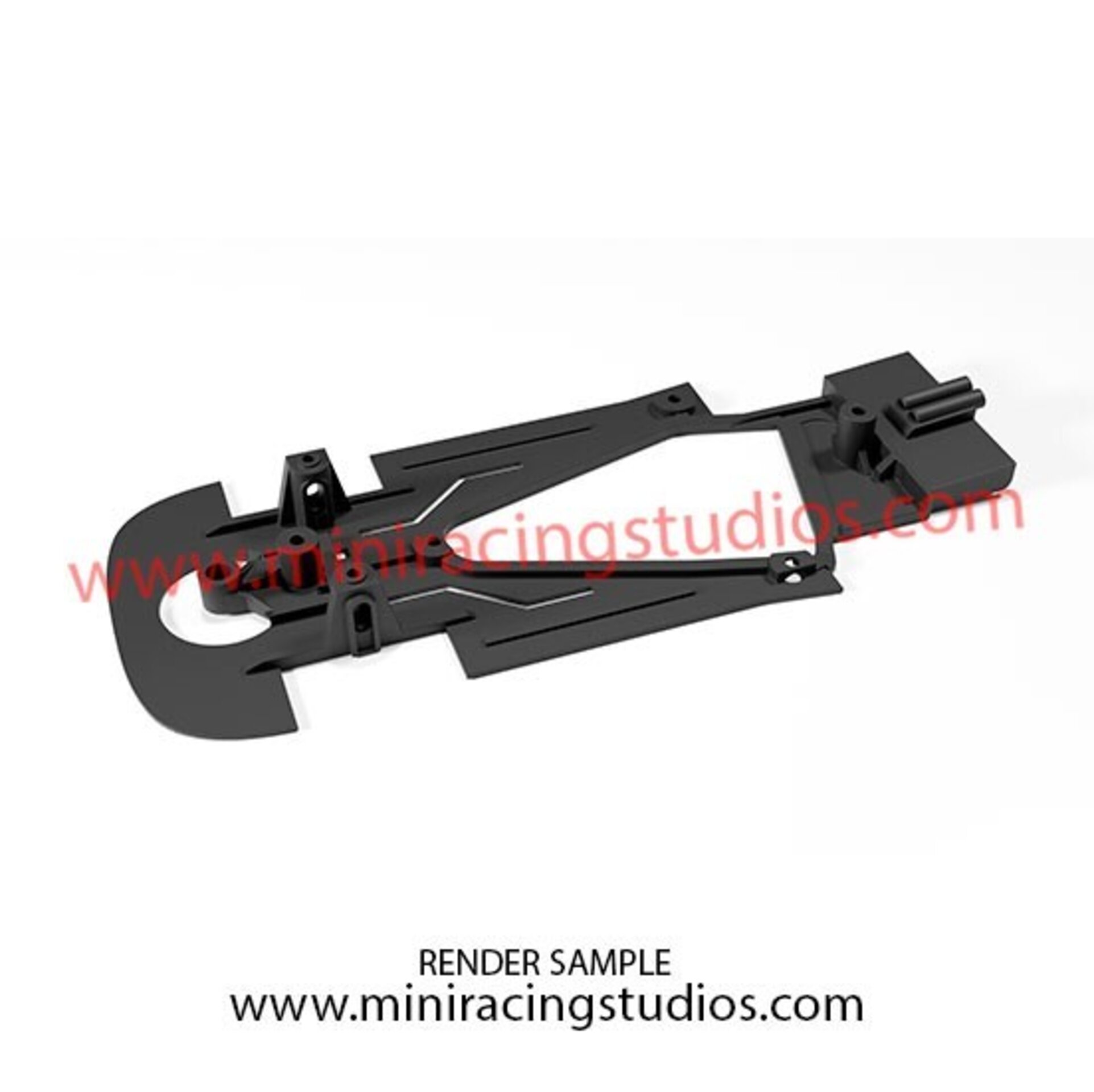 Chasis 3D  para el Ford GT de Ninco  compatible con NSR - 2