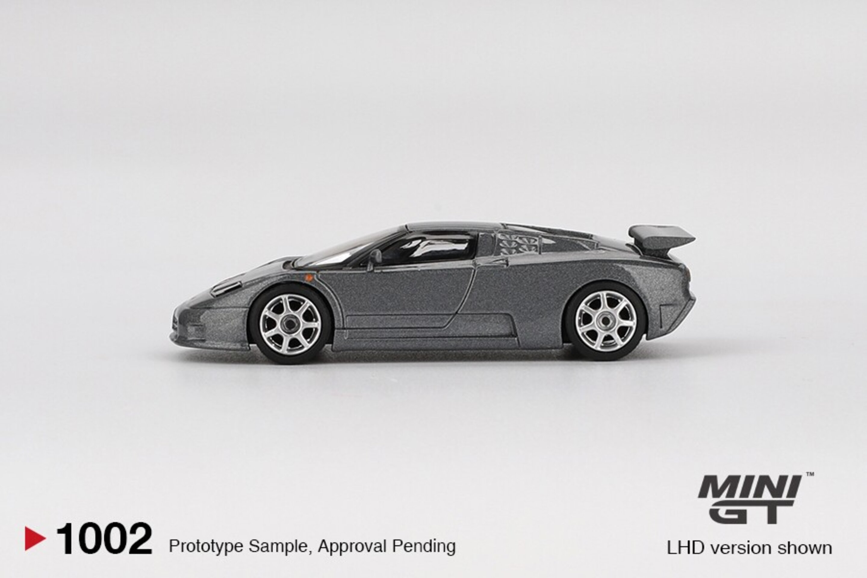 BUGATTI EB110 SUPER SPORT GRIGIO SCURO 1995  Mini GT 1/64( PRE VENTA ) - 4