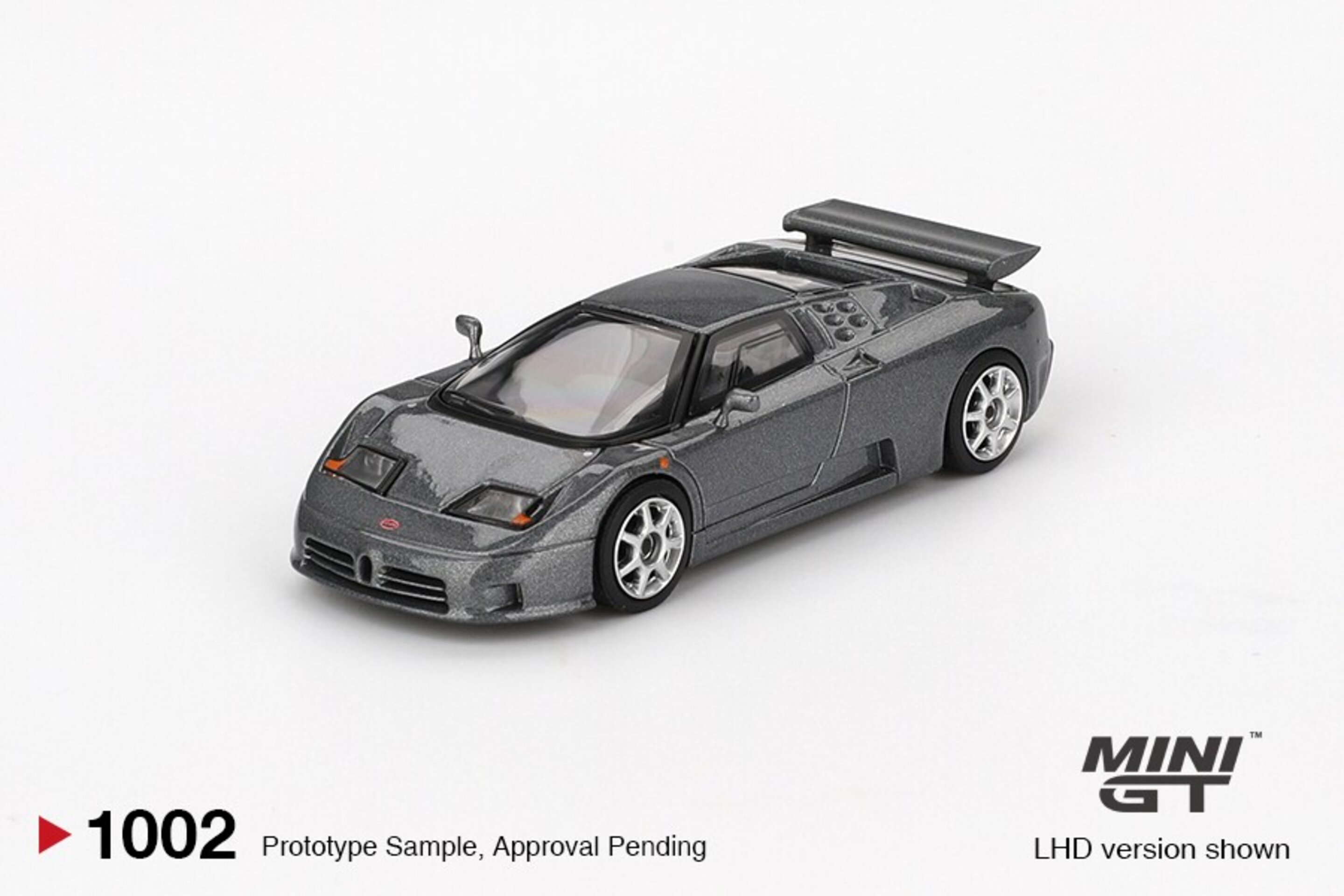 BUGATTI EB110 SUPER SPORT GRIGIO SCURO 1995  Mini GT 1/64( PRE VENTA ) - 2