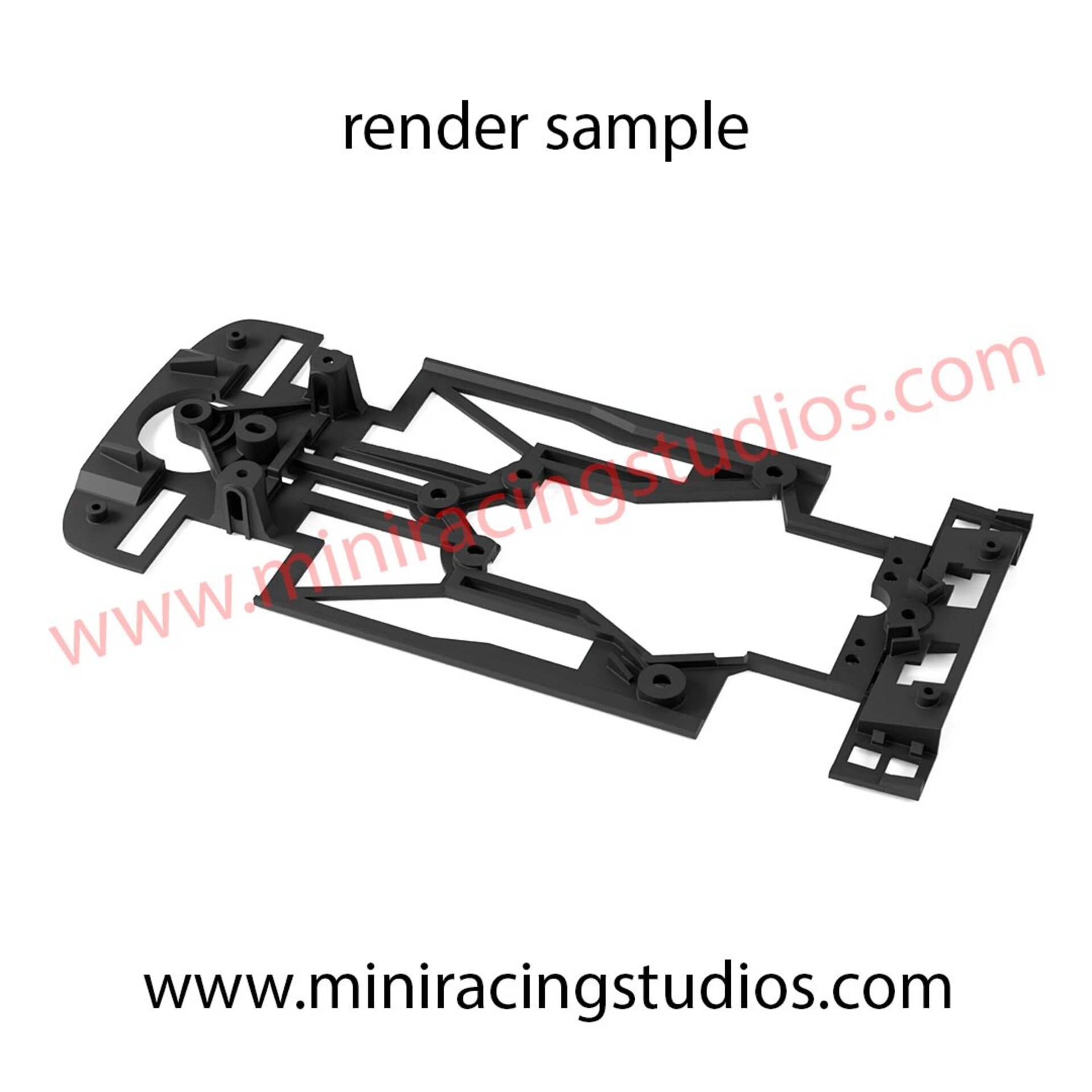 Chasis 3D  Porsche 963 de SCALEAUTO compatible con Slot.it / Rt3 - 4