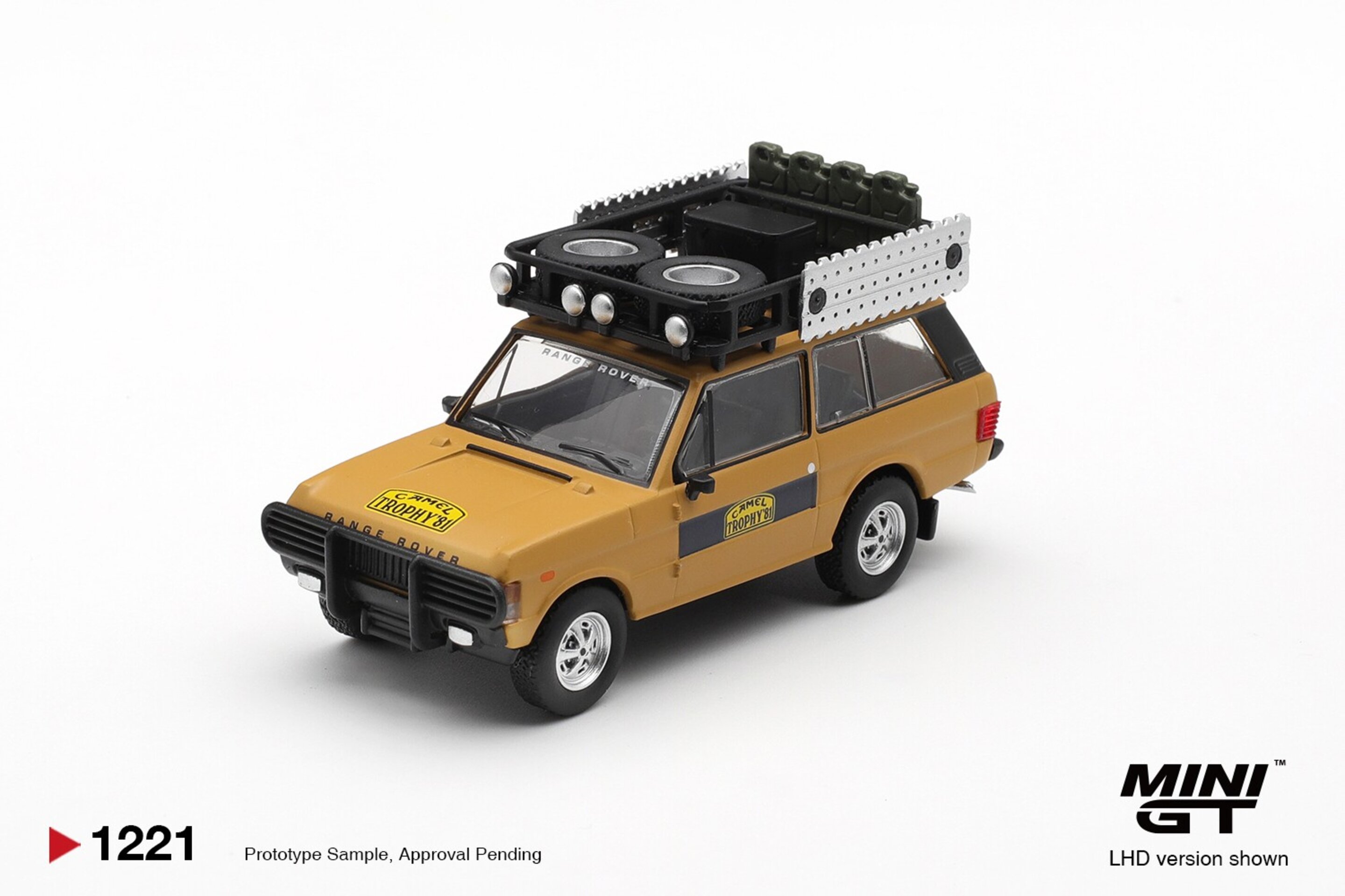 (PRE VENTA)1:64 LAND ROVER RANGE ROVER CAMEL TROPHY SUMATRA 1981 Mini GT - 2