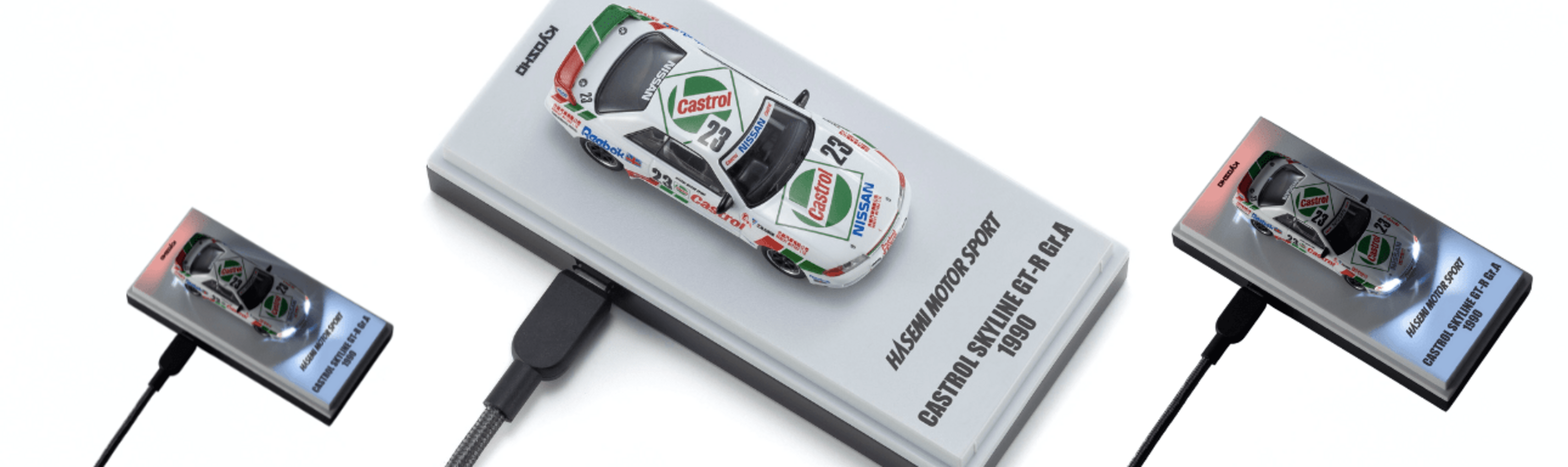 KYOSHO Castrol Skyline GT-R Gr.A 1990 #23  with LED (PRE VENTA) - 12